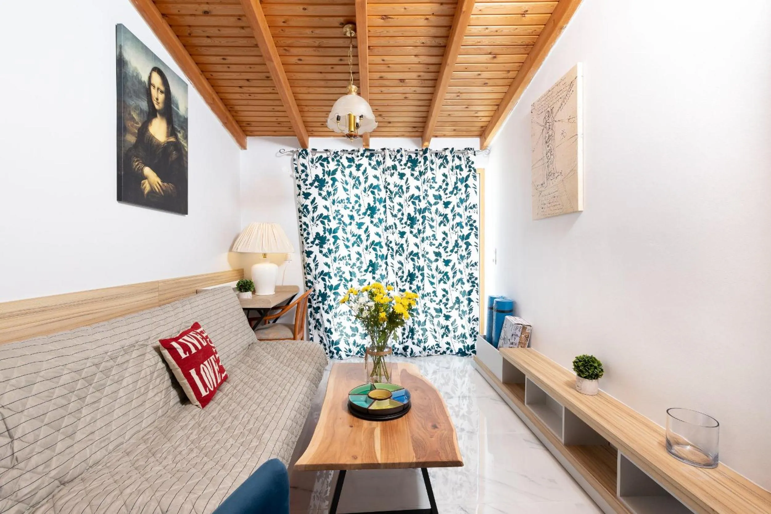 Living room in Notus Chania Crete