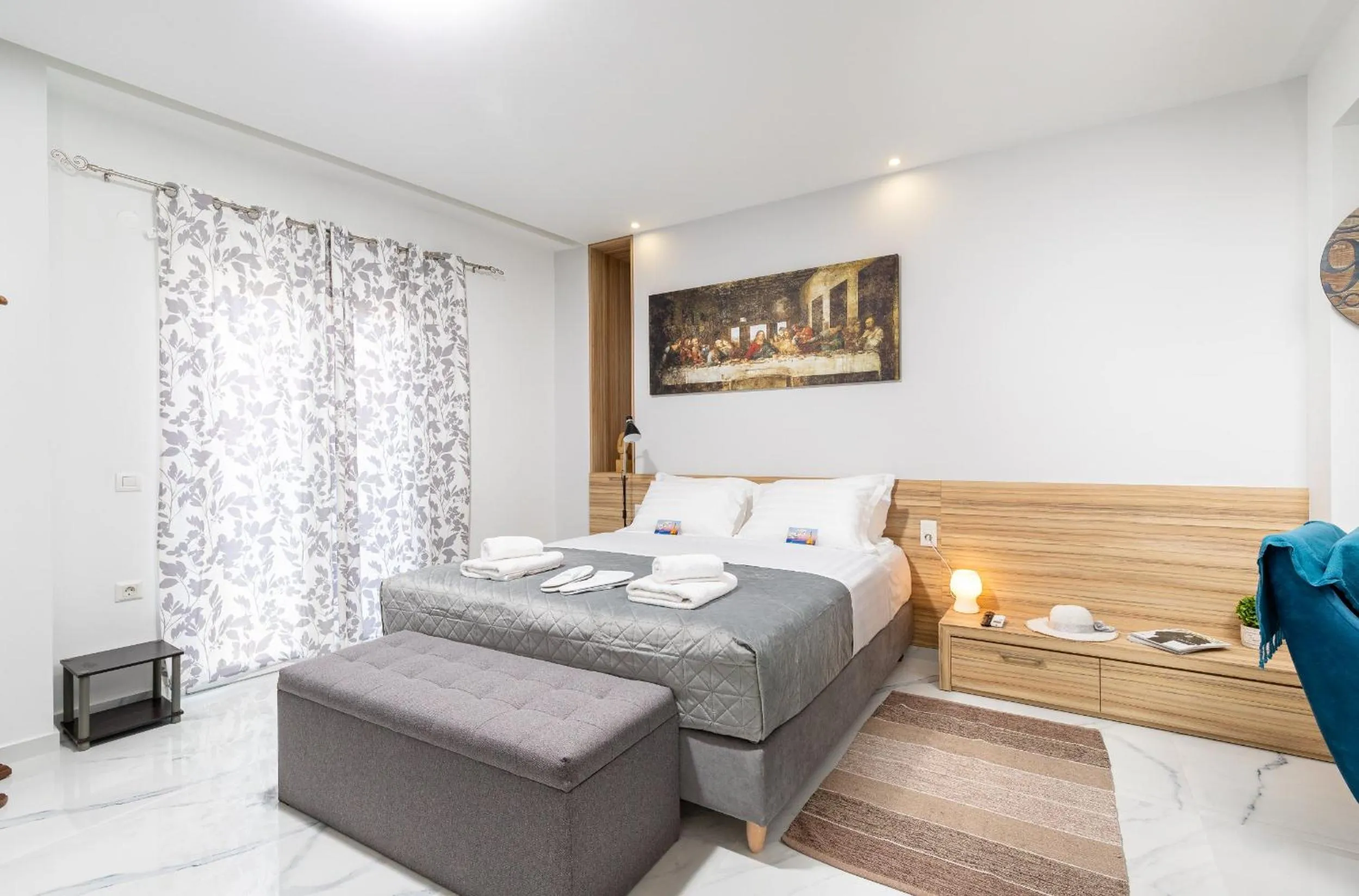 Bedroom, Bed in Notus Chania Crete