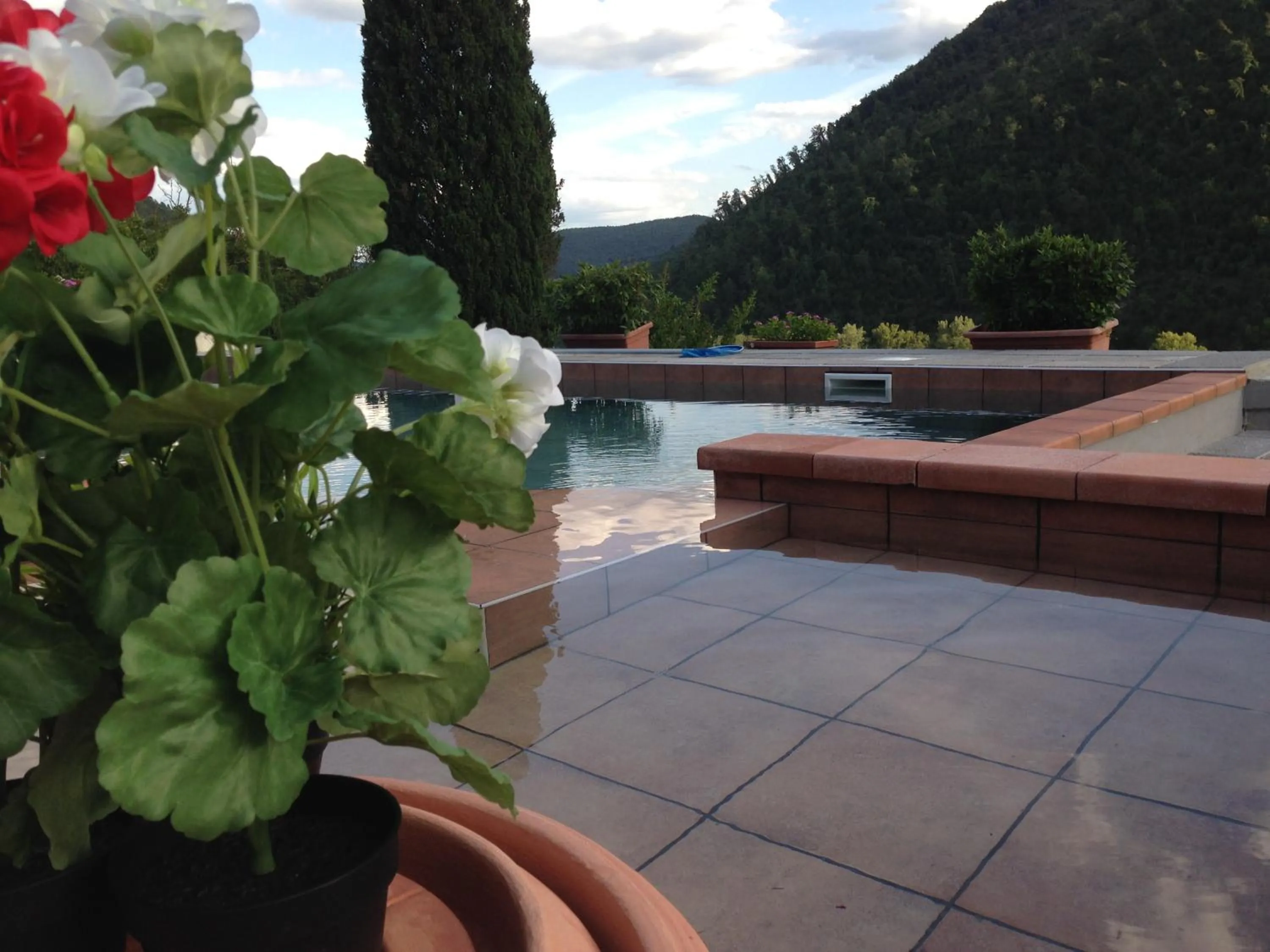 Pool view in Tenuta dei Cavalieri