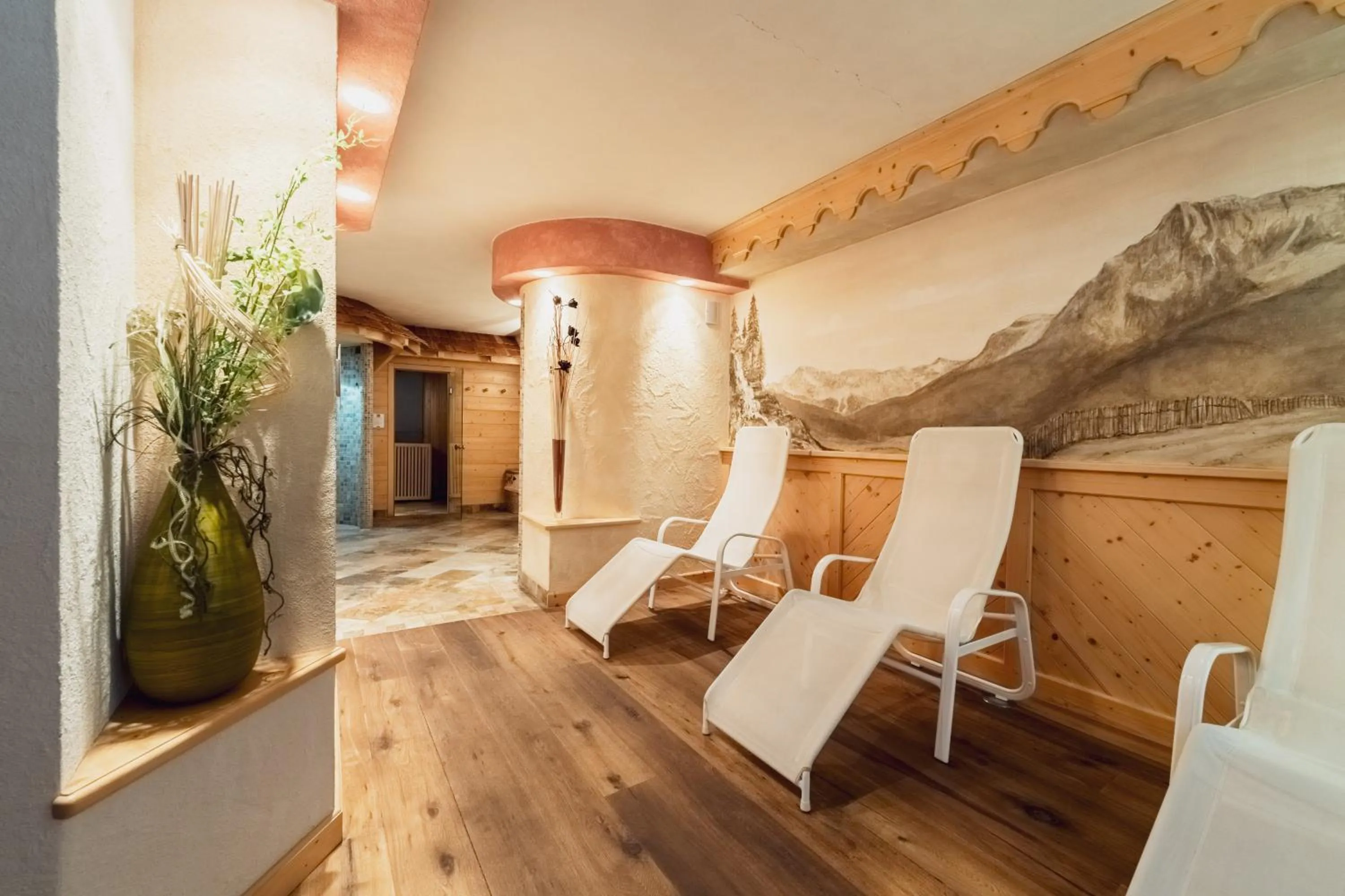 Sauna in Hotel Chalet Sas Morin