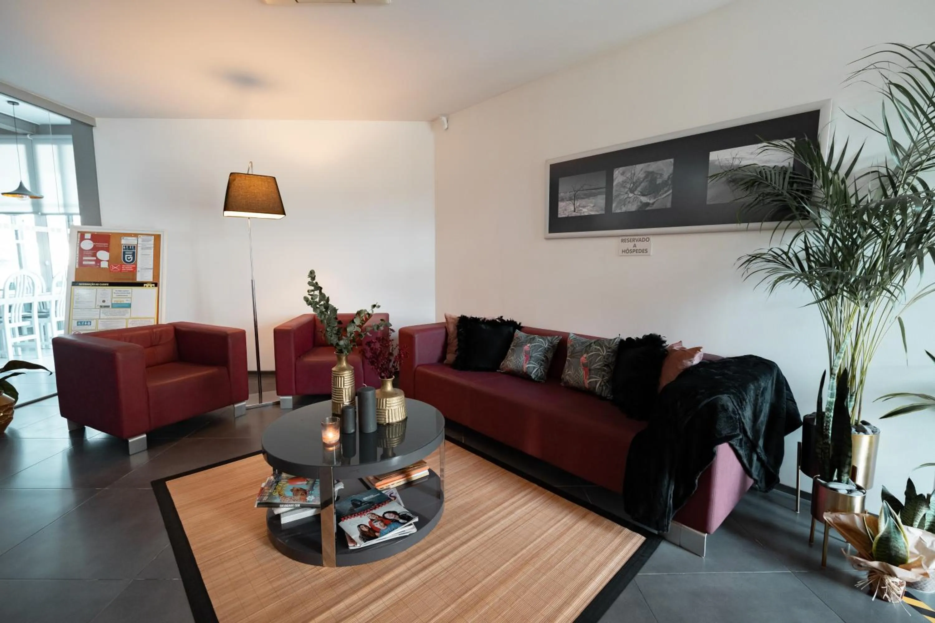 Lobby or reception in Hotel A Ponte