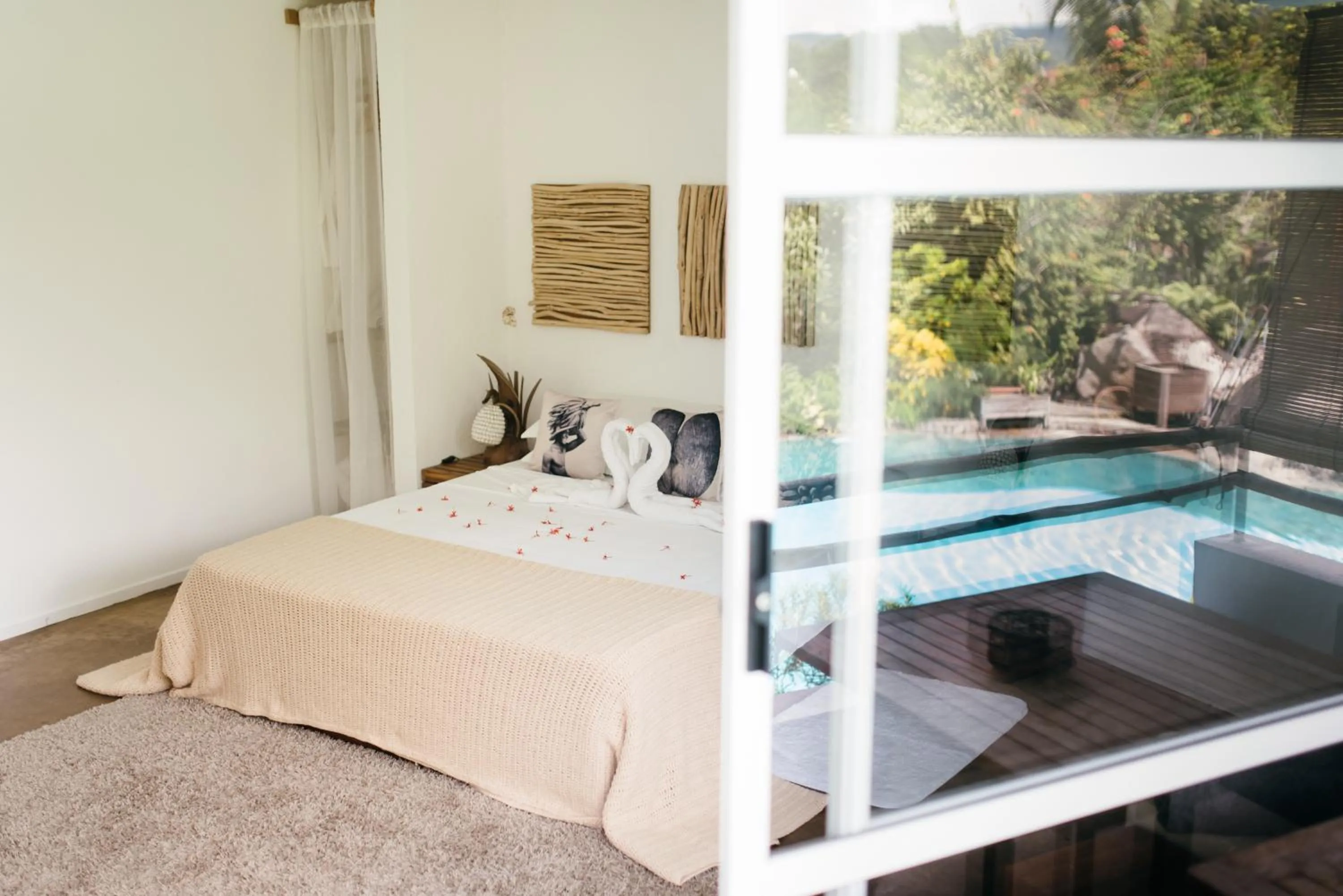 Bedroom, Bed in Bliss Boutique Hotel Seychelles