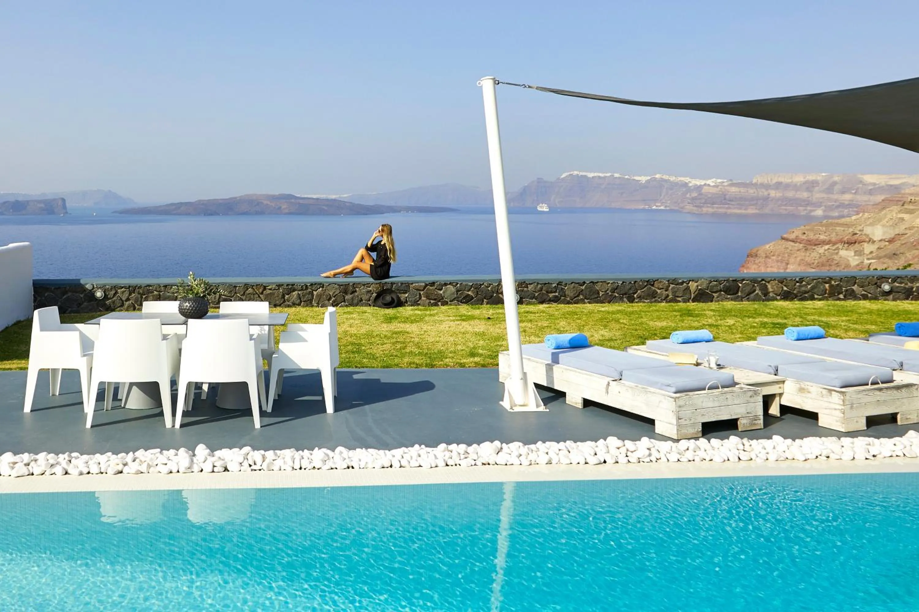 Natural landscape in Santorini Princess Presidential Suites