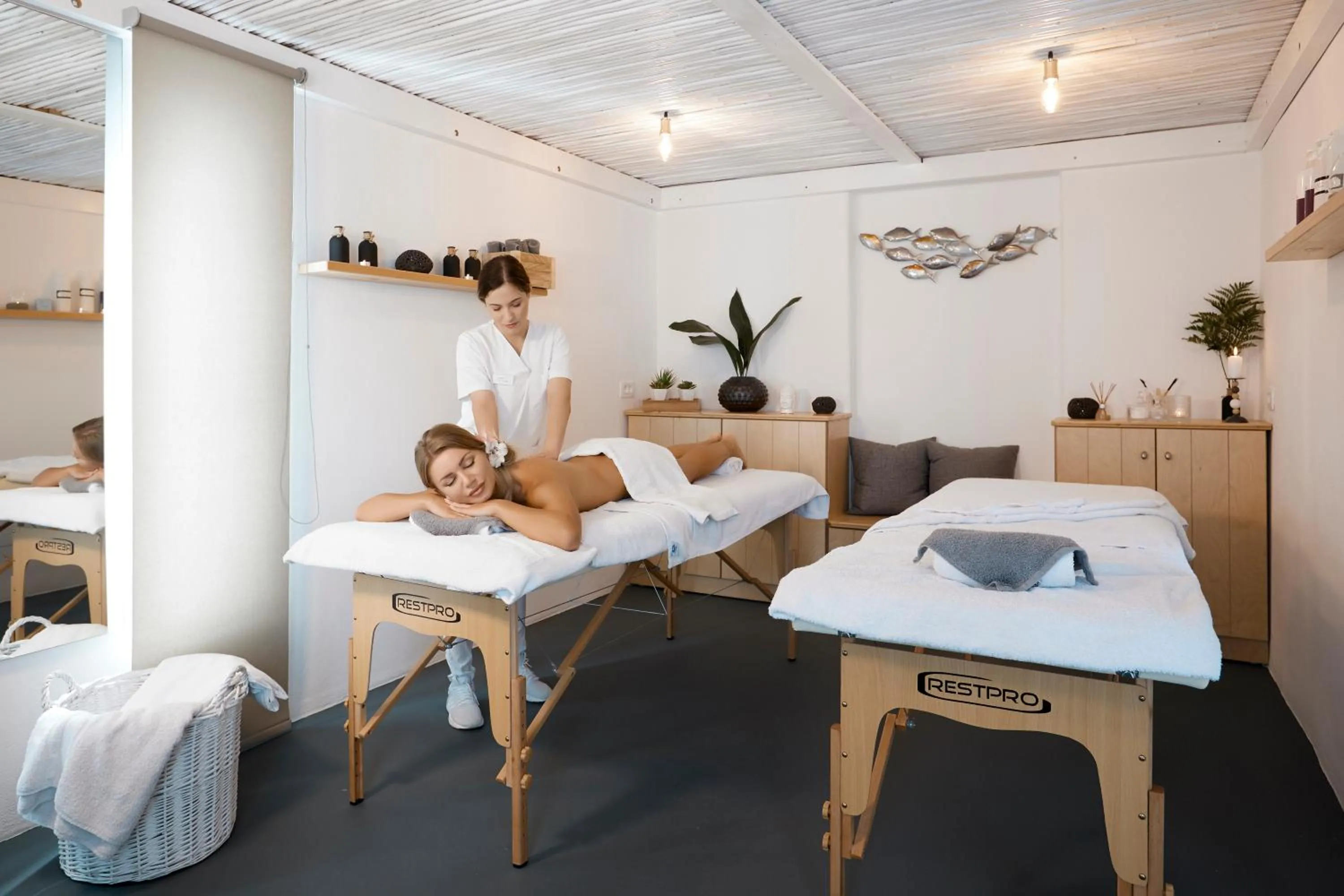 Massage, Bed in Santorini Princess Presidential Suites