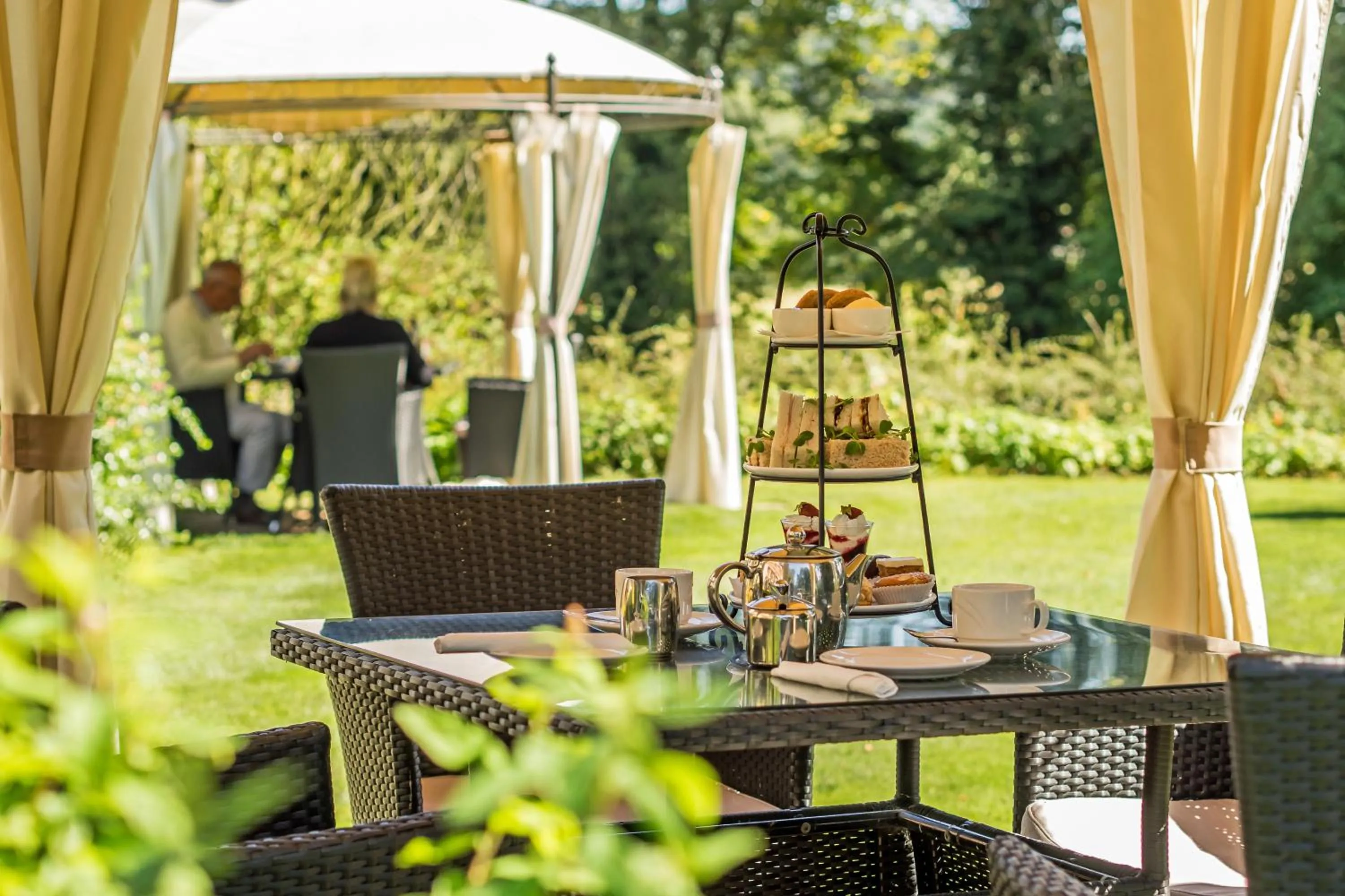 Patio in Dales Country House Hotel