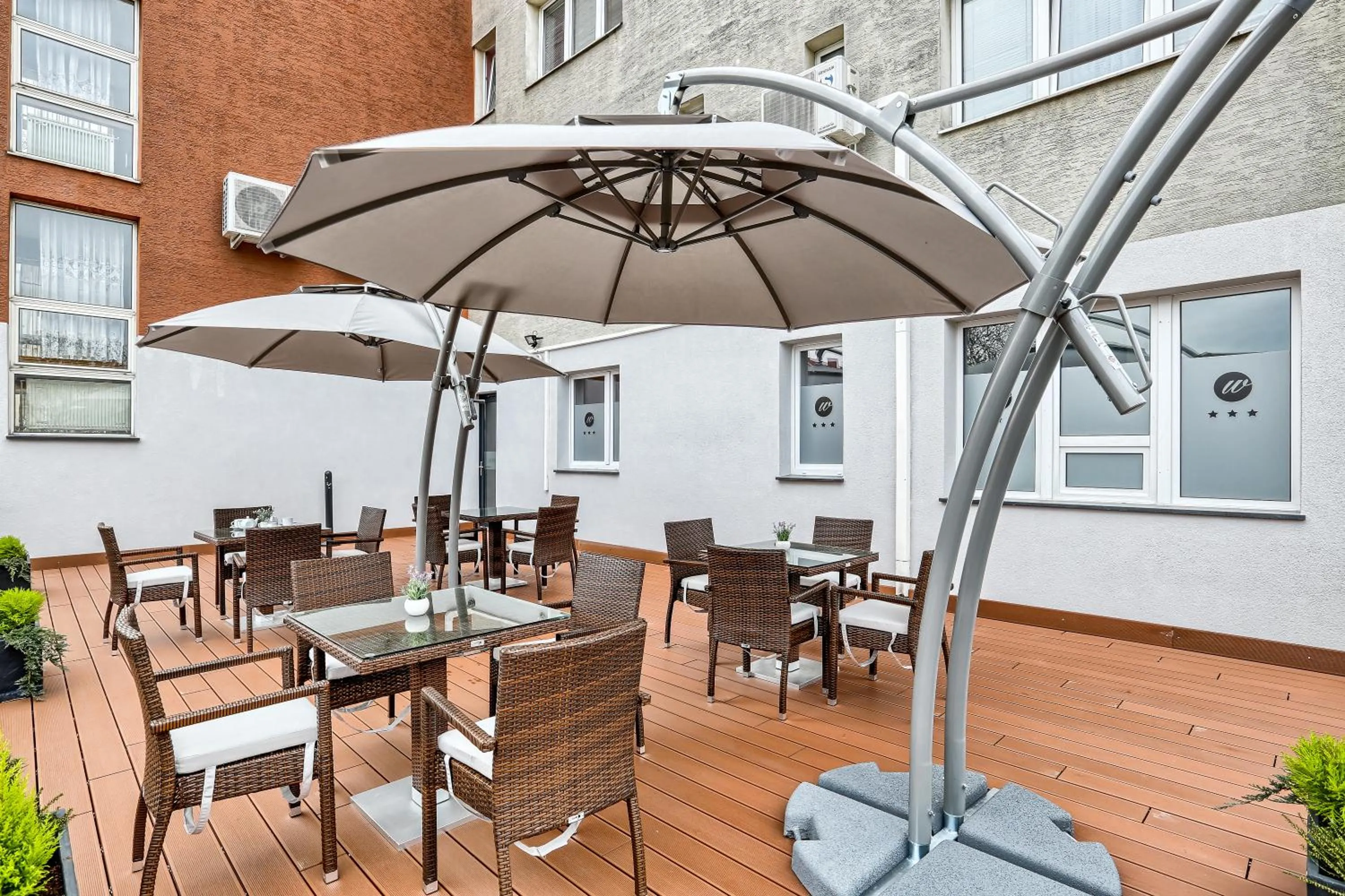 Bird's eye view in Hotel Weneda