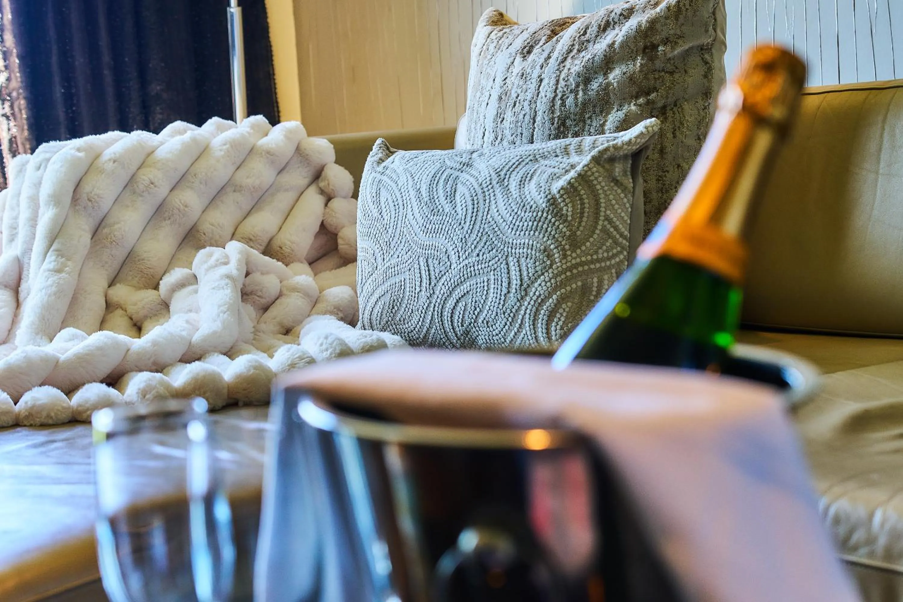 Bed in The Vincent Hotel