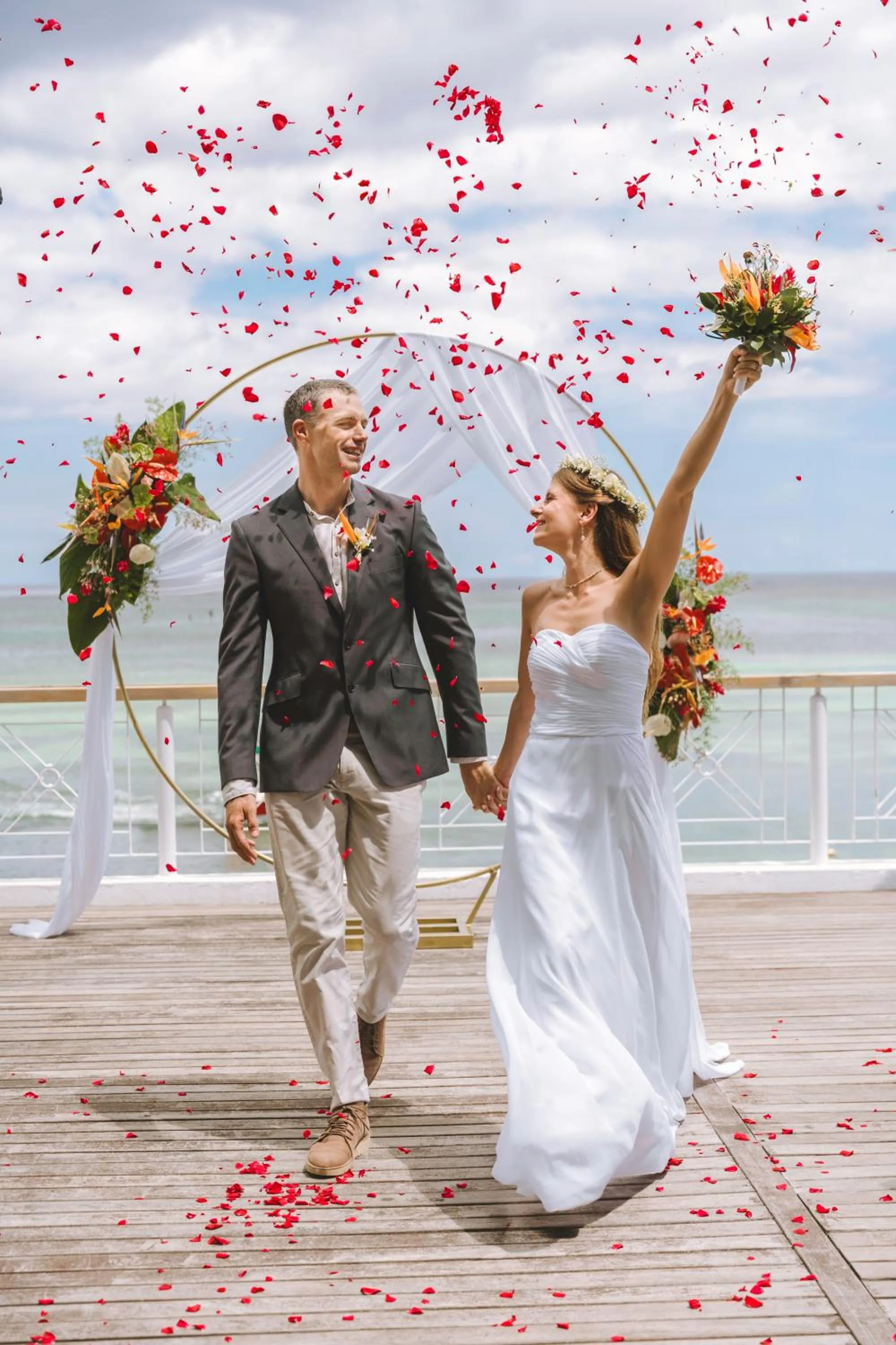 wedding in Canonnier Beachcomber Golf Resort & Spa