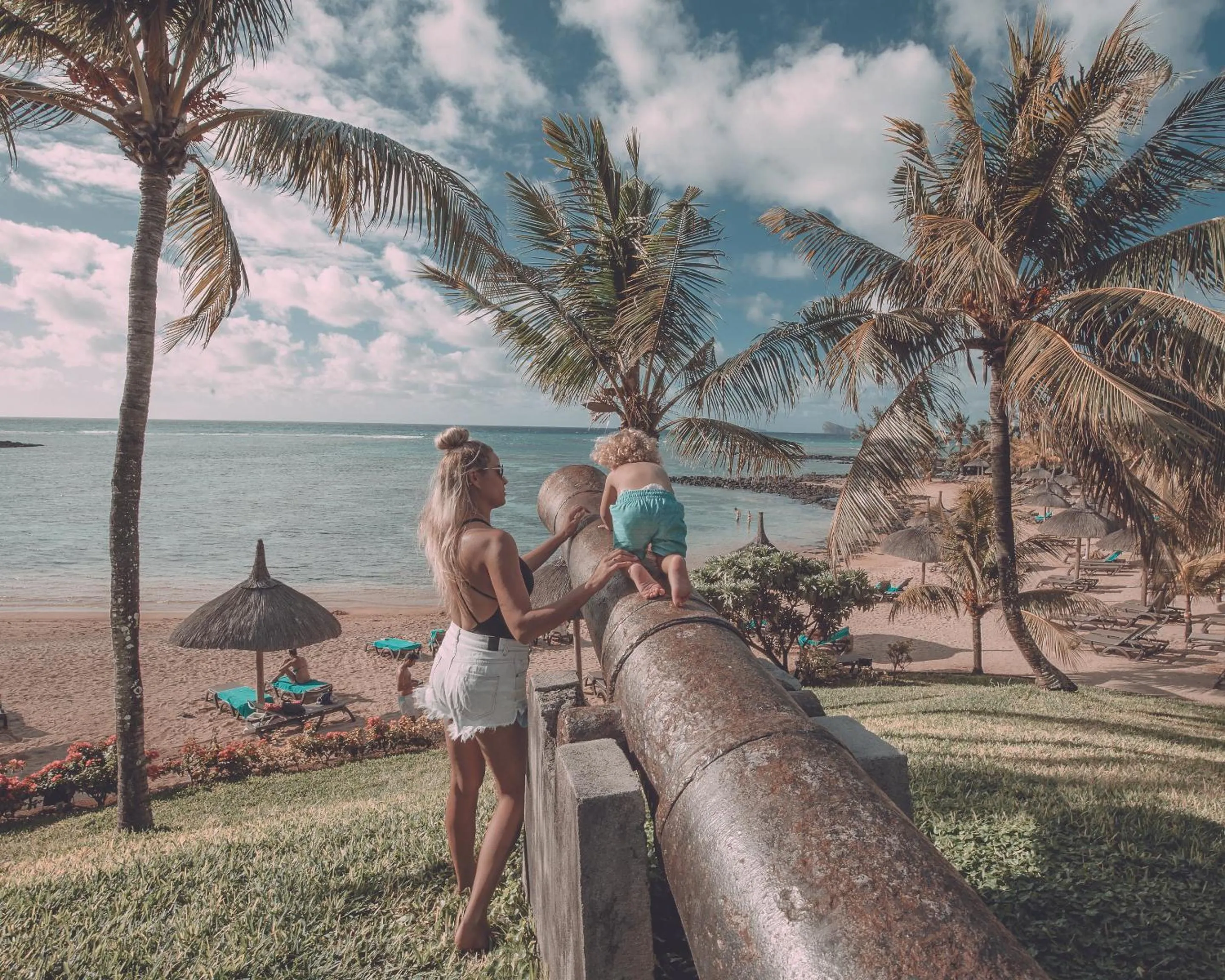 Beach in Canonnier Beachcomber Golf Resort & Spa