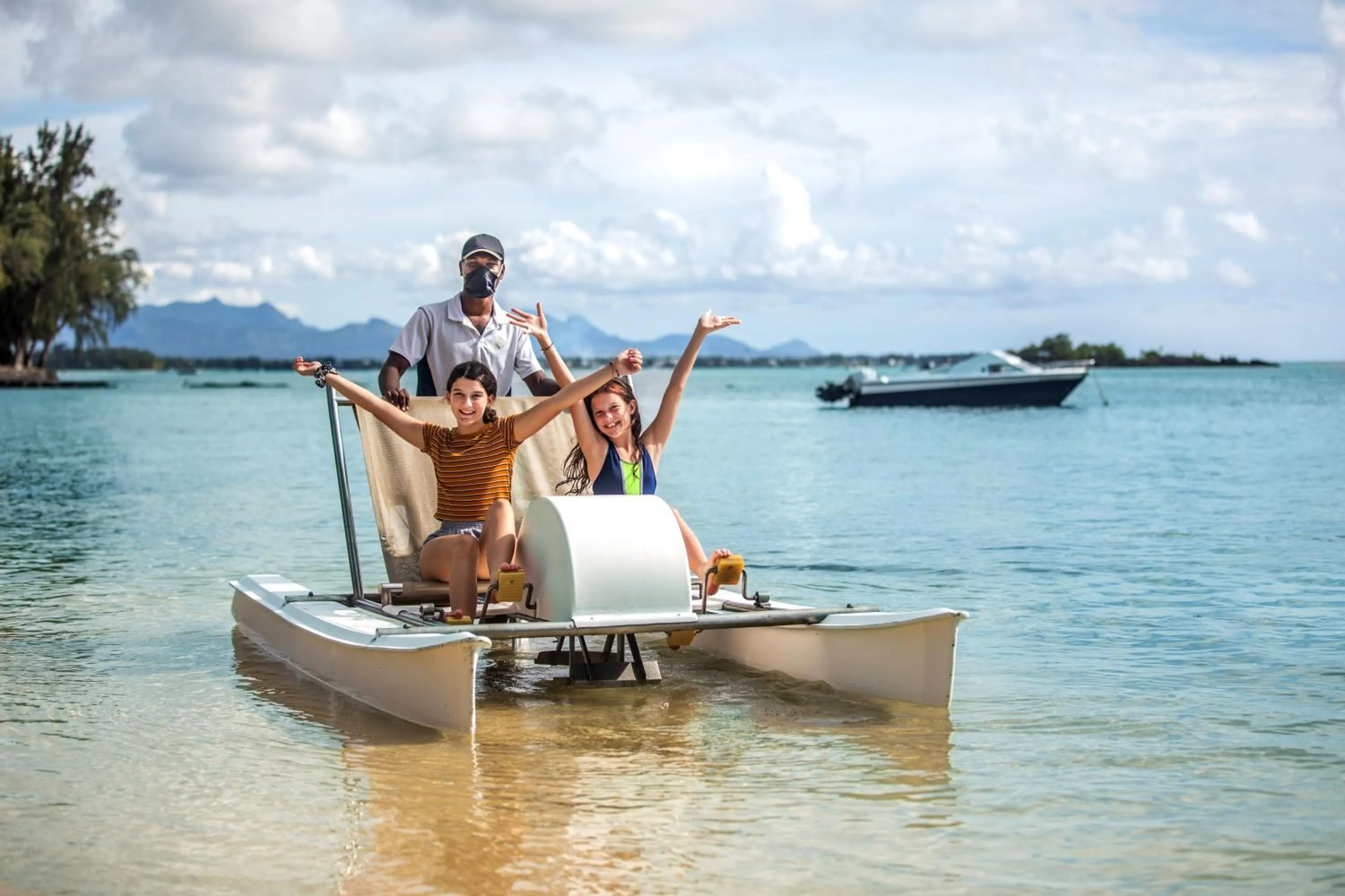 Beach in Canonnier Beachcomber Golf Resort & Spa