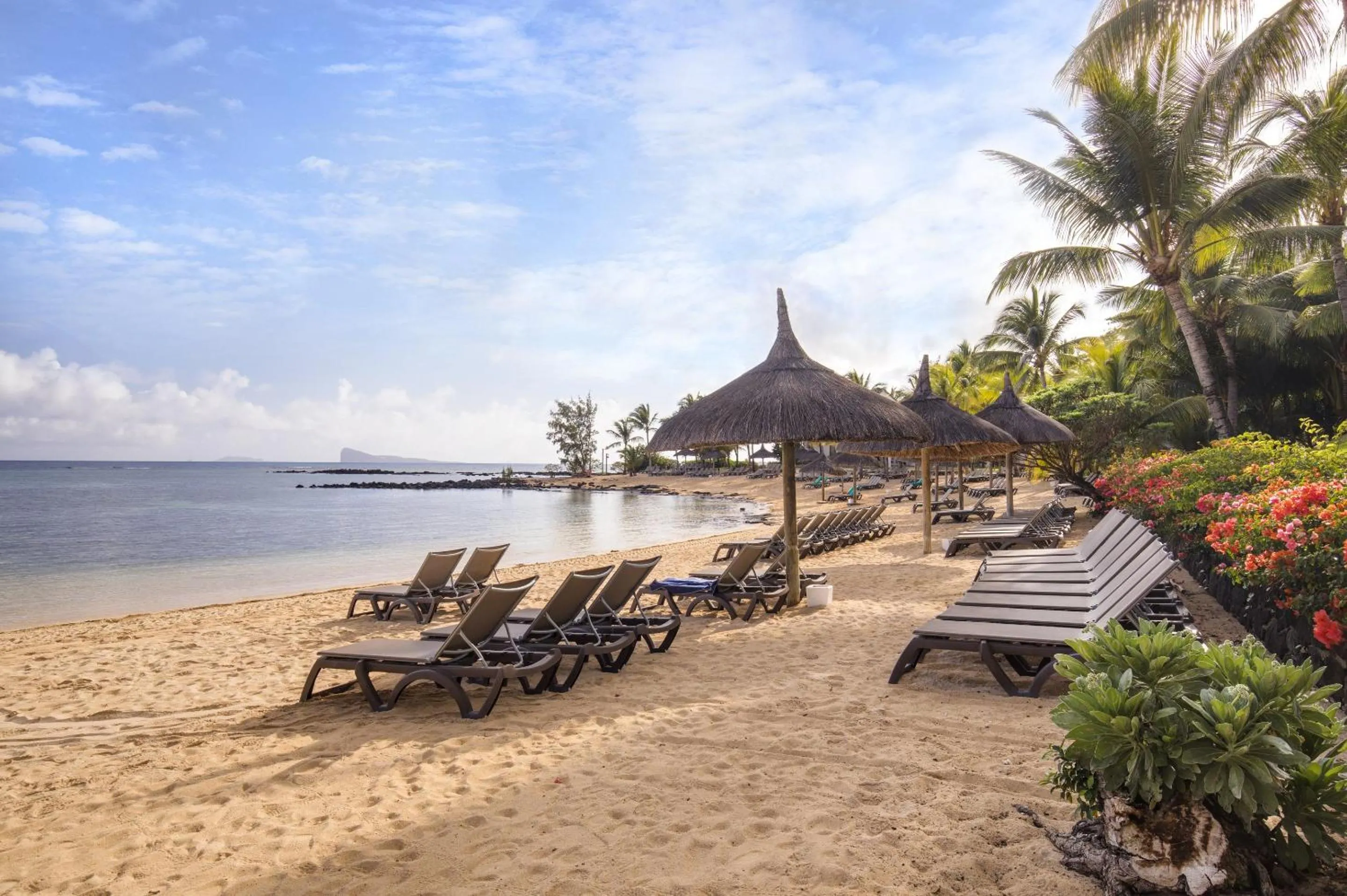 Beach in Canonnier Beachcomber Golf Resort & Spa