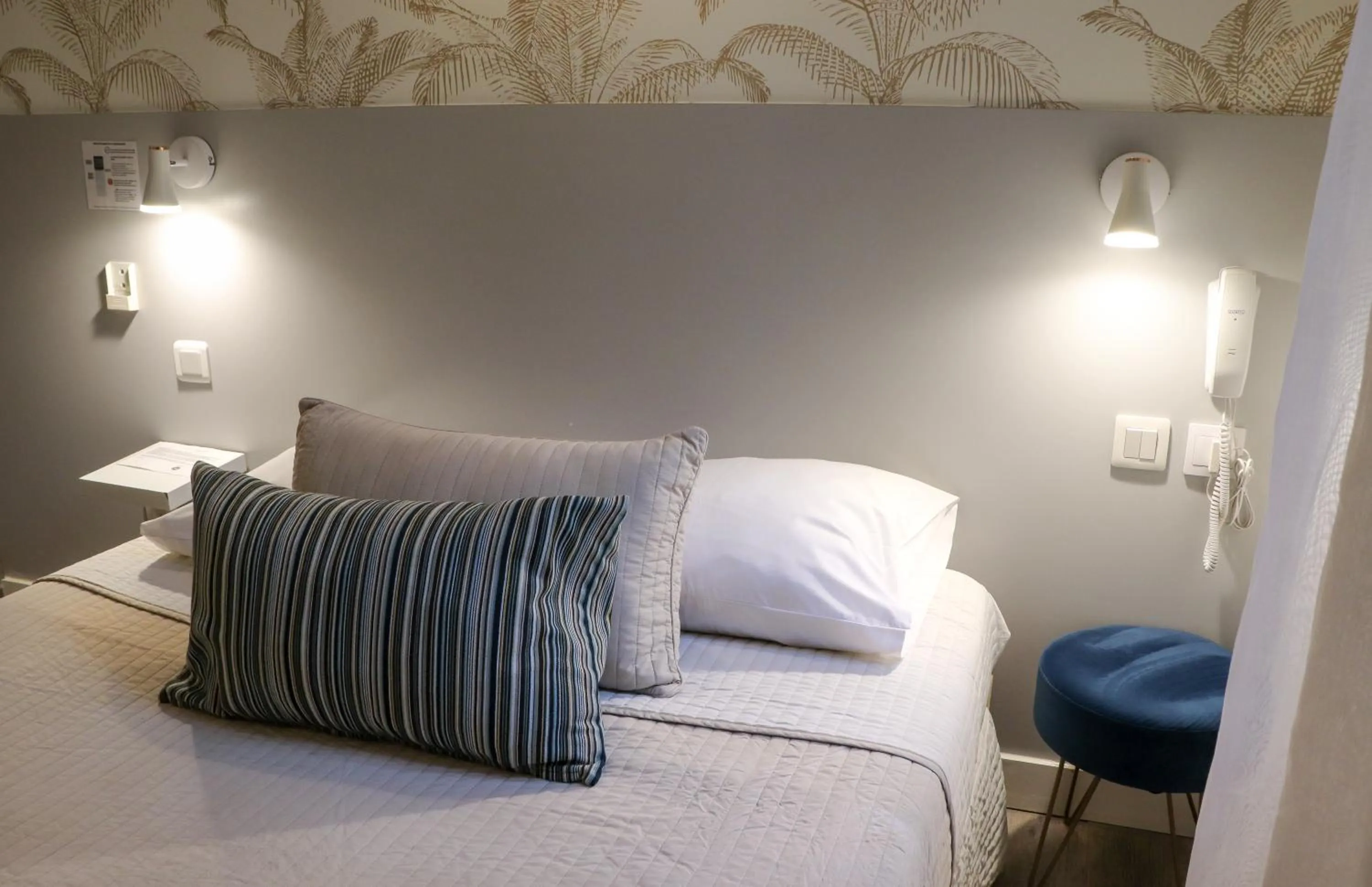 Decorative detail, Bed in Hotel Abelia