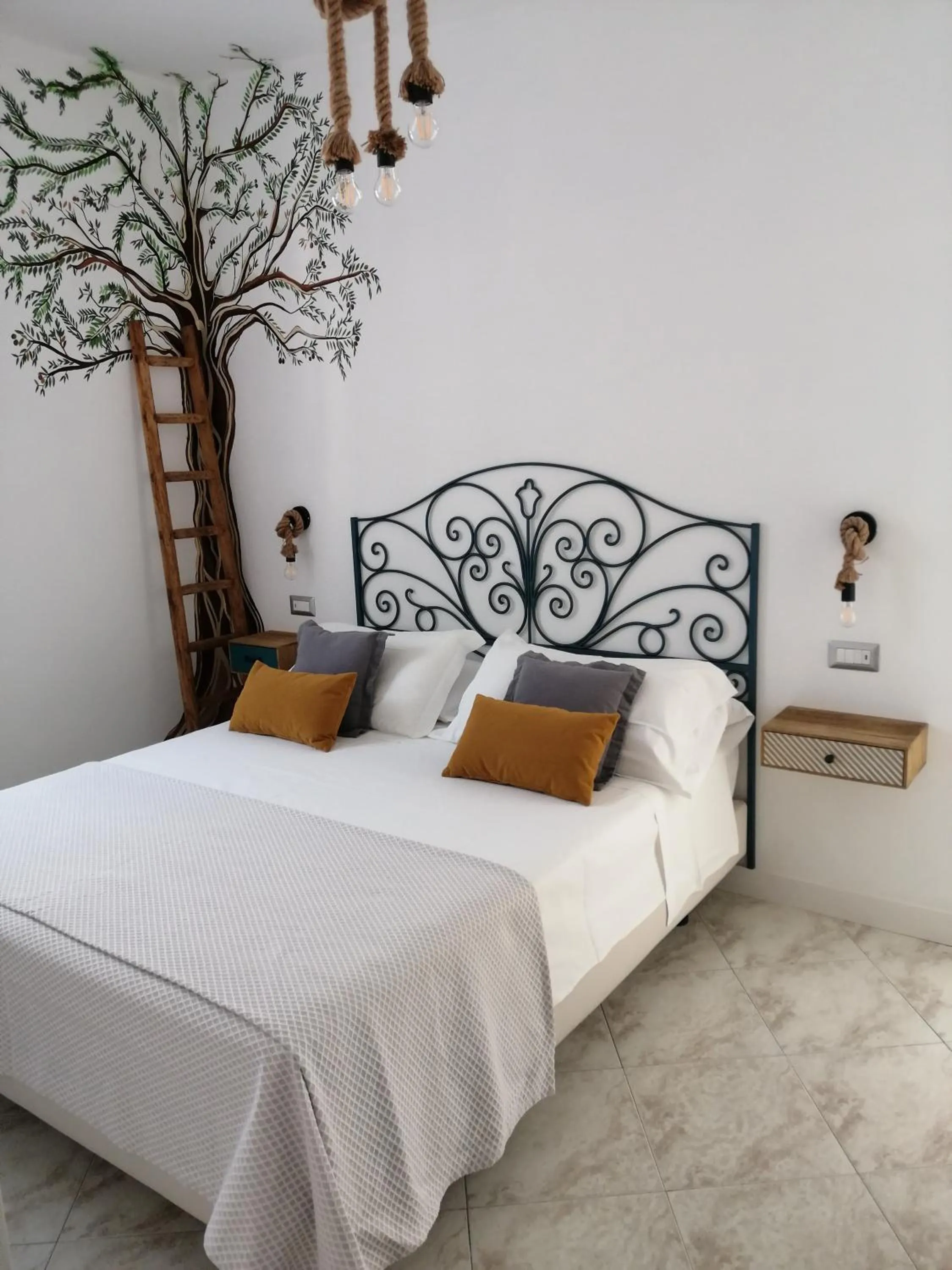 Bed in B&B Mario Relais