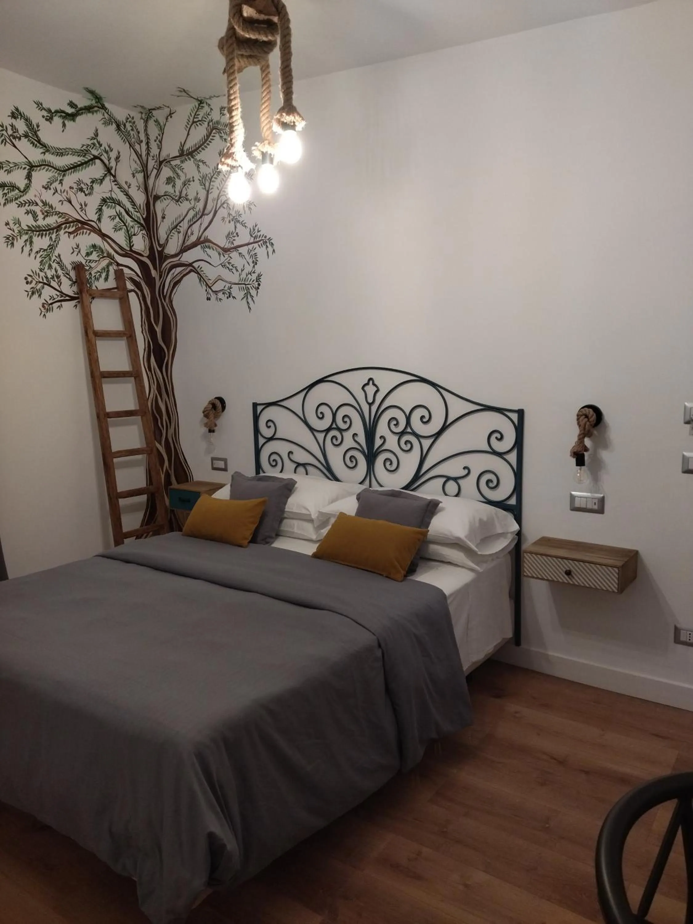 Bed in B&B Mario Relais