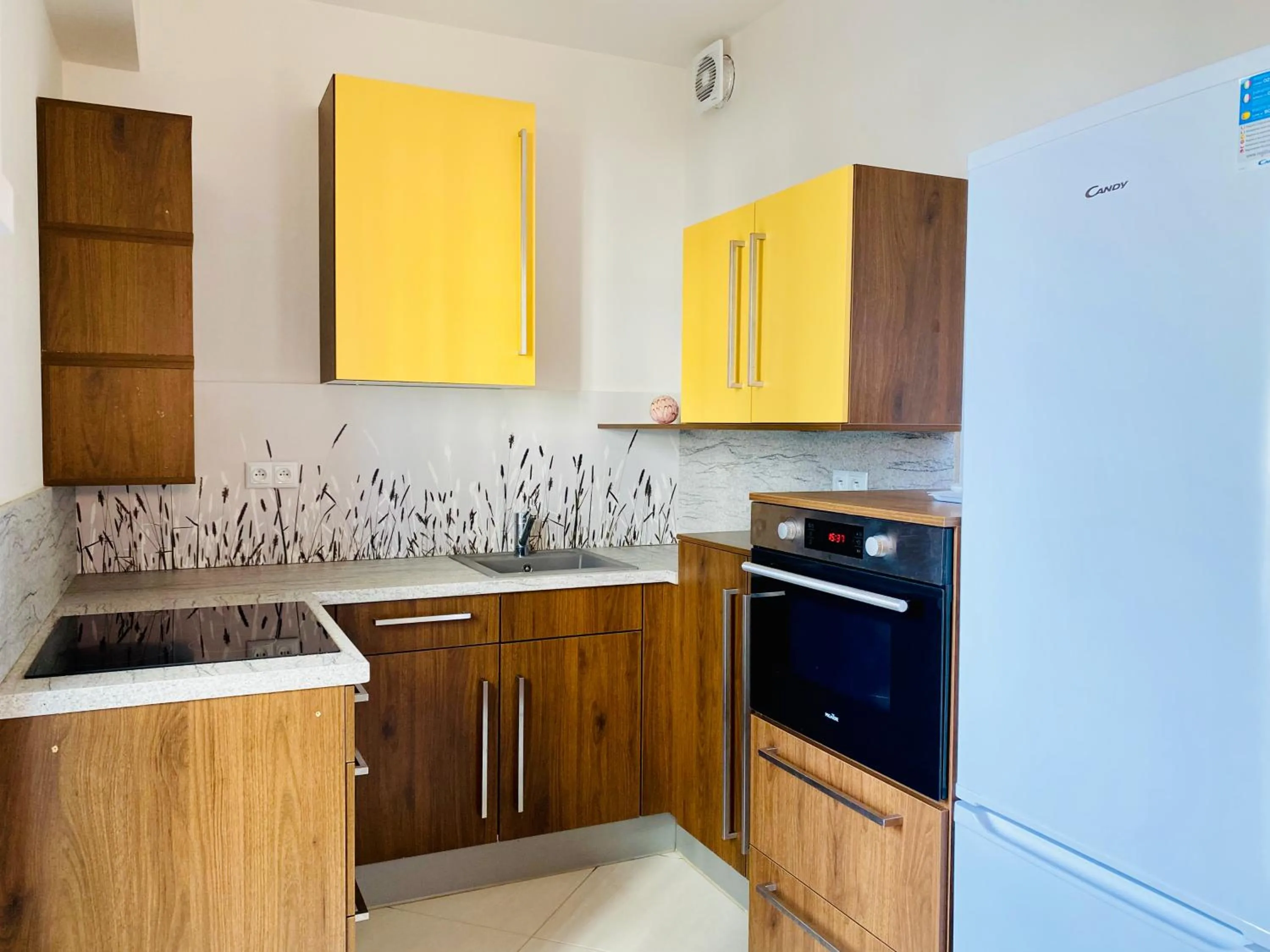 Kitchen or kitchenette in ART Garden Towers Prague