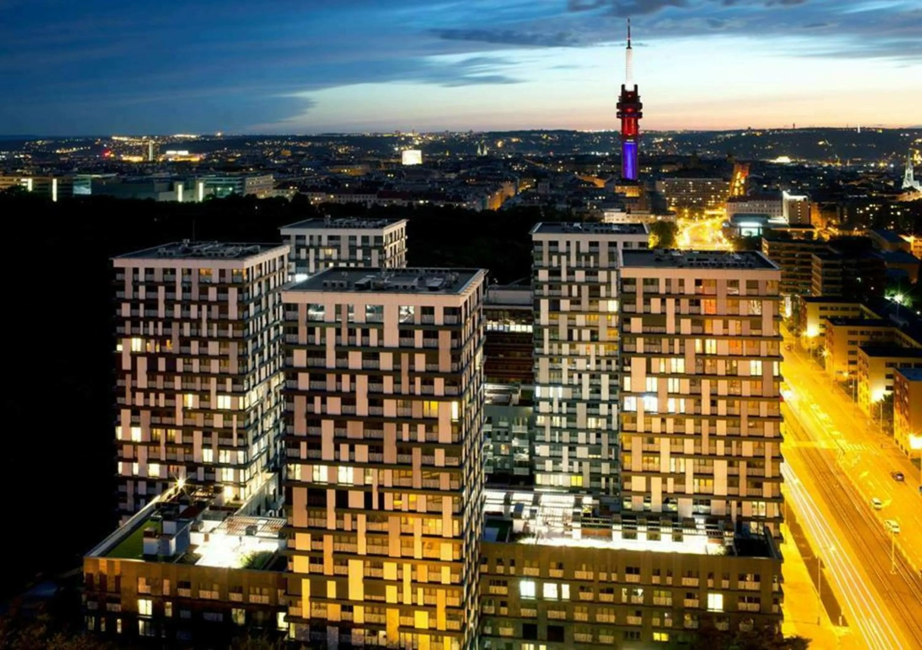 Nearby landmark in ART Garden Towers Prague