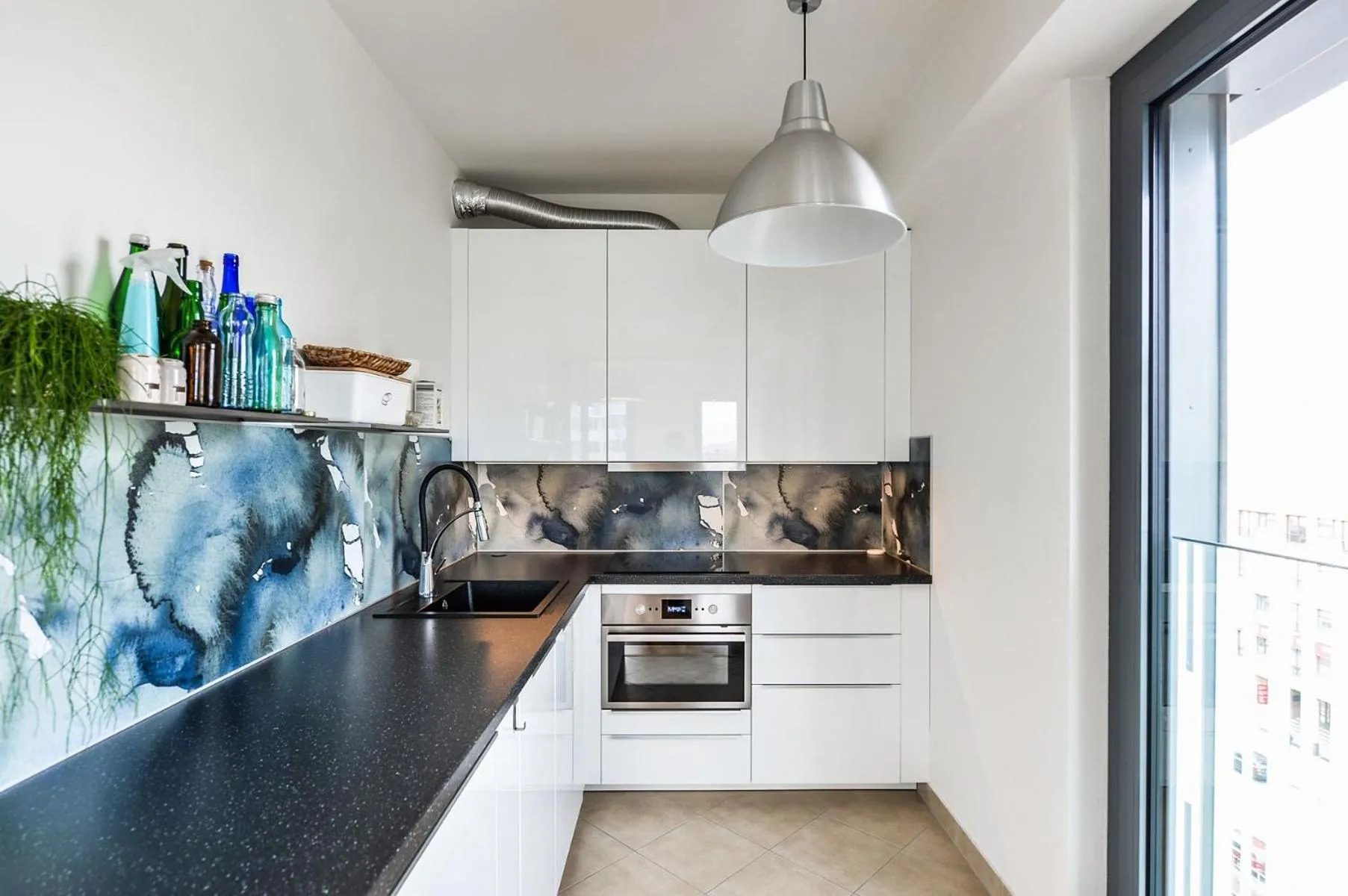 Kitchen or kitchenette in ART Garden Towers Prague