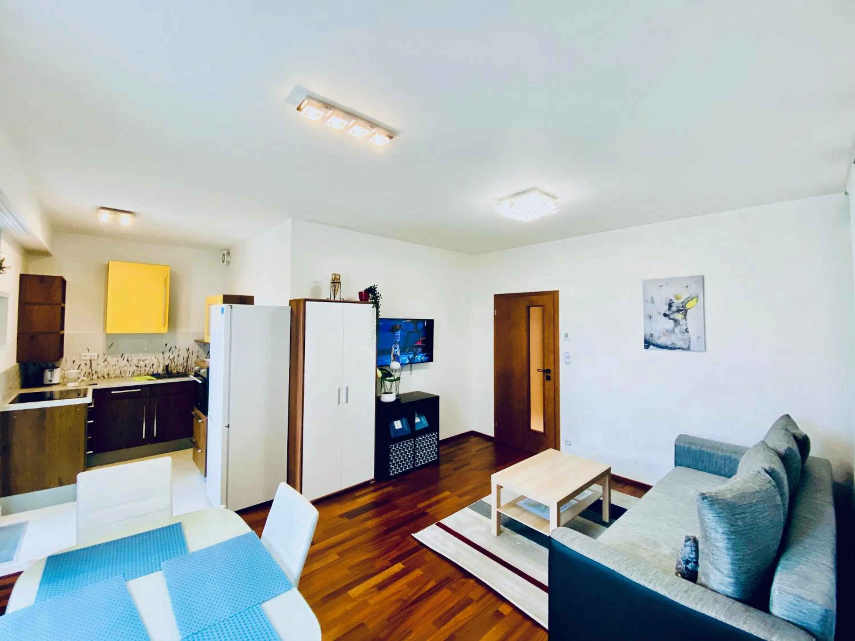 Living room in ART Garden Towers Prague