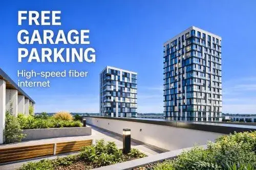 Two-Bedroom Apartment in ART Garden Towers Prague Two-Bedroom Apartment in ART Garden Towers Prague
