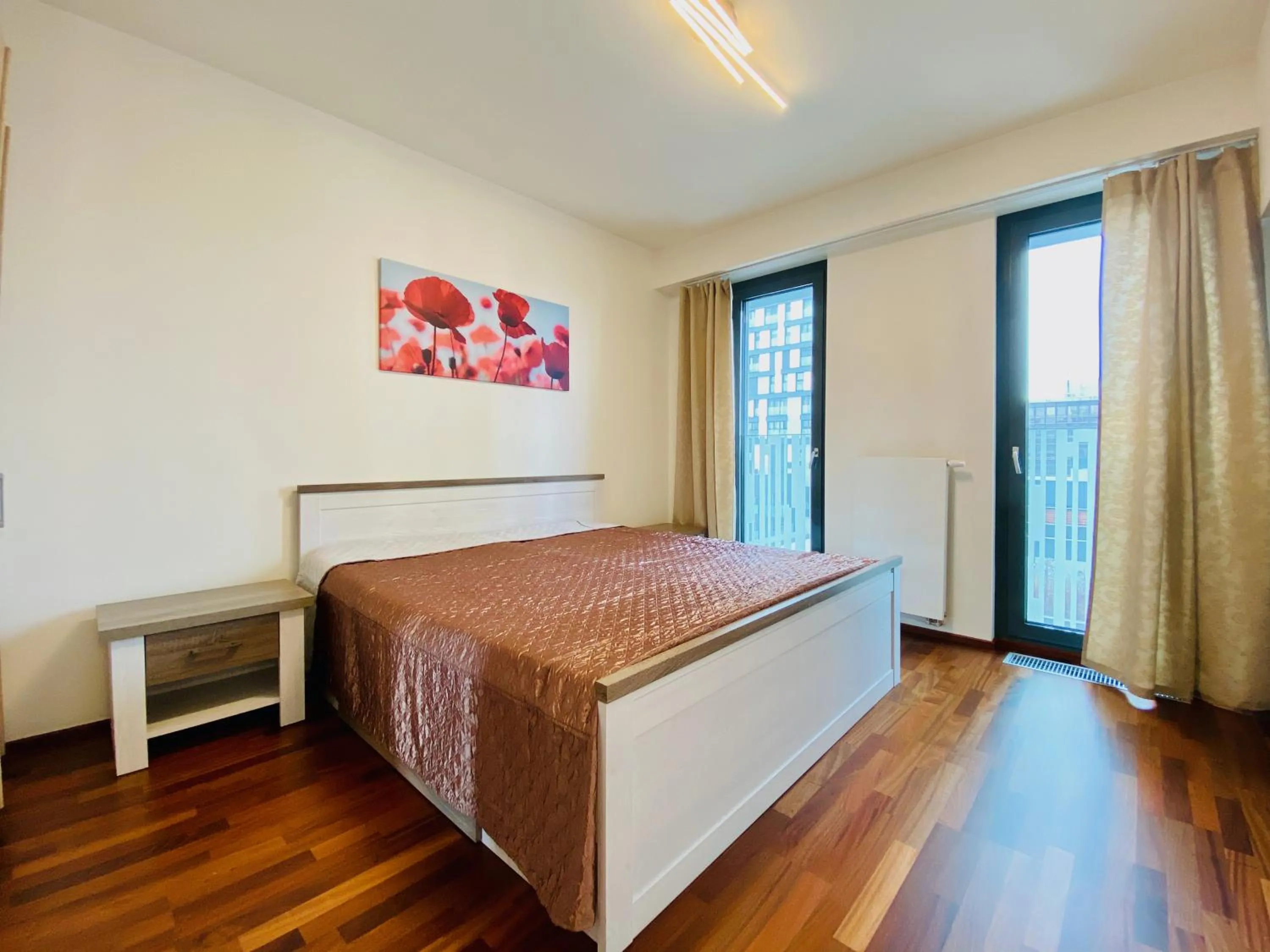 Bed in ART Garden Towers Prague