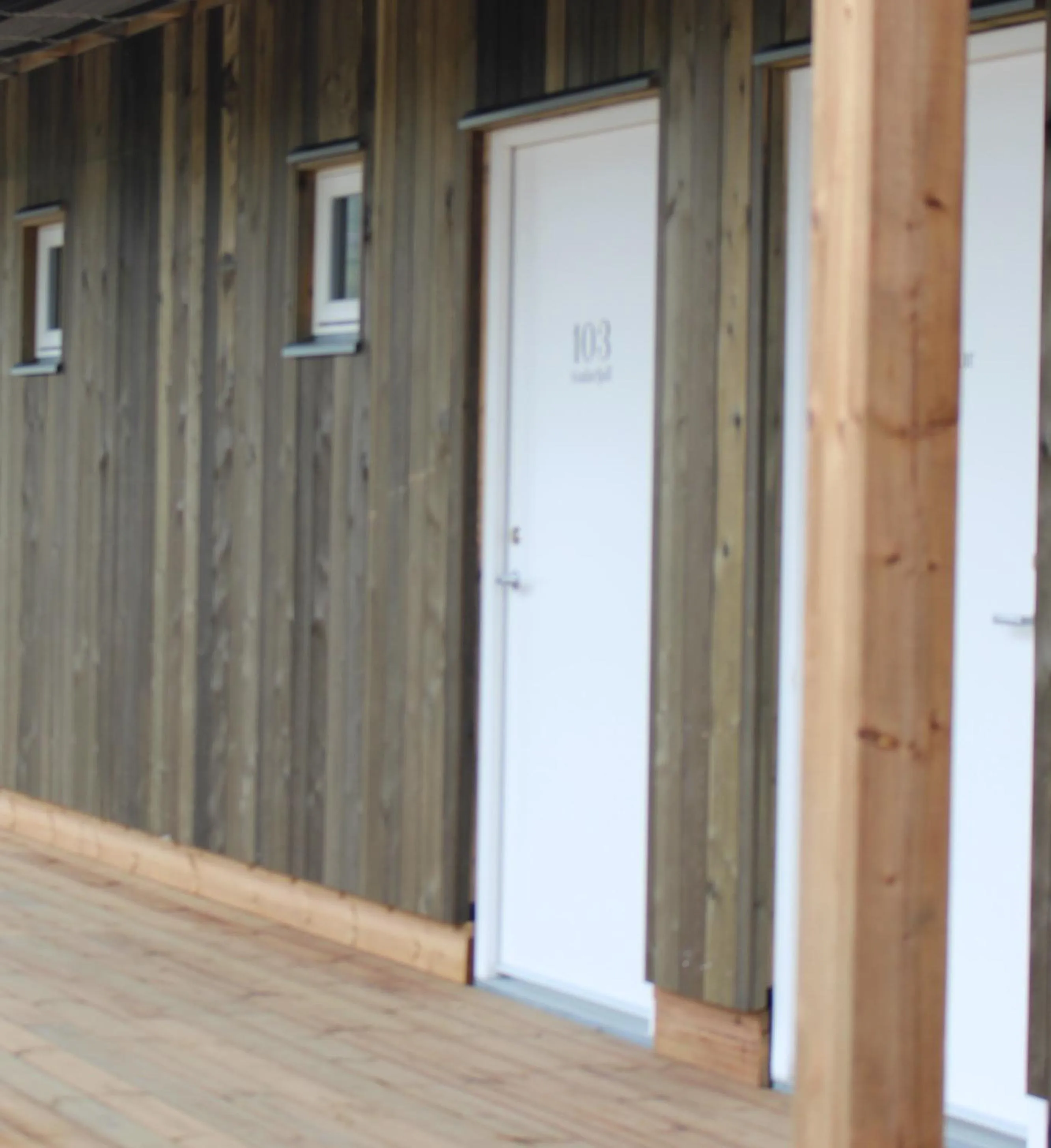 Facade/entrance in Blabjorg Resort