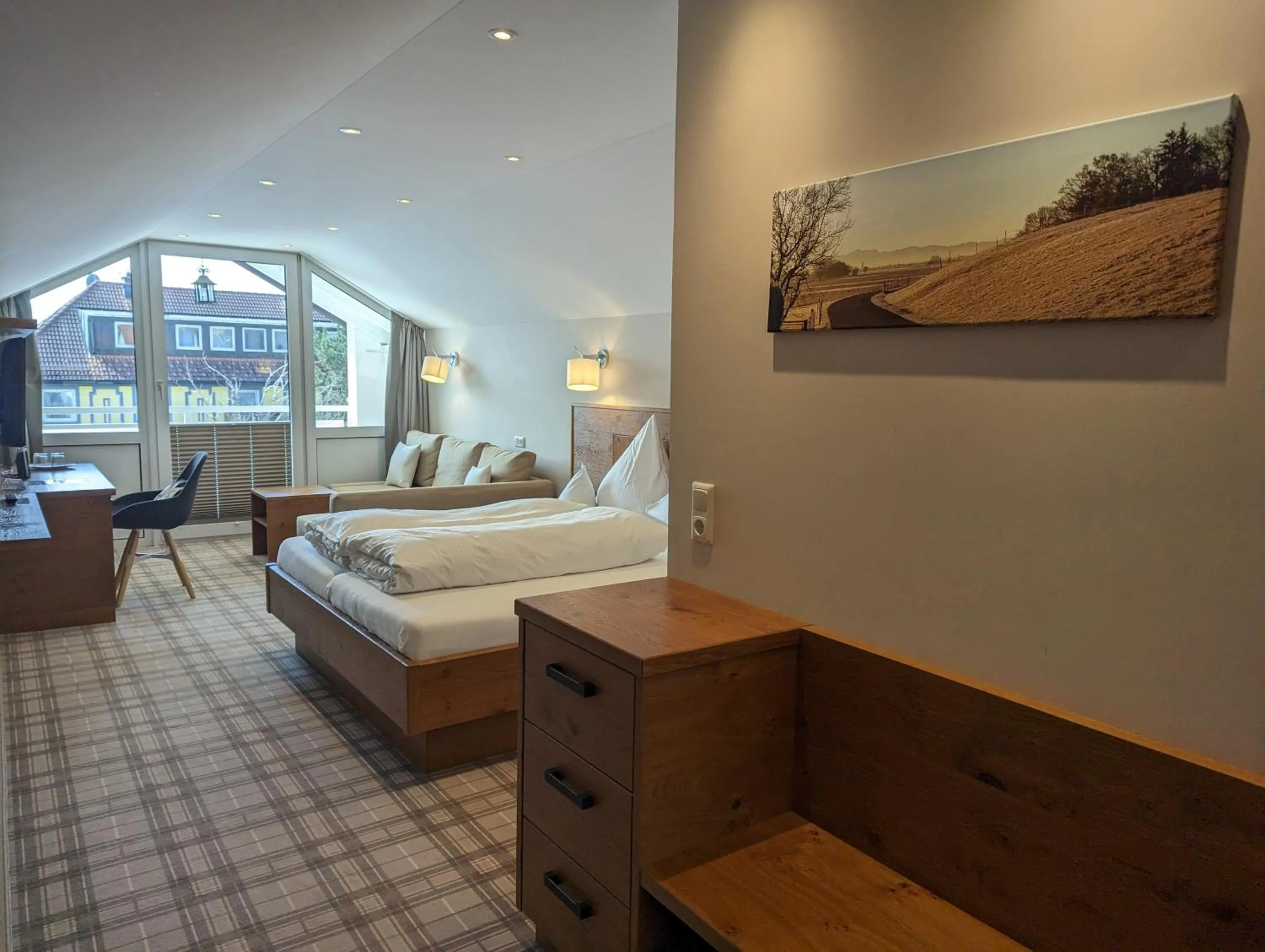 Bed in Hotel Germania