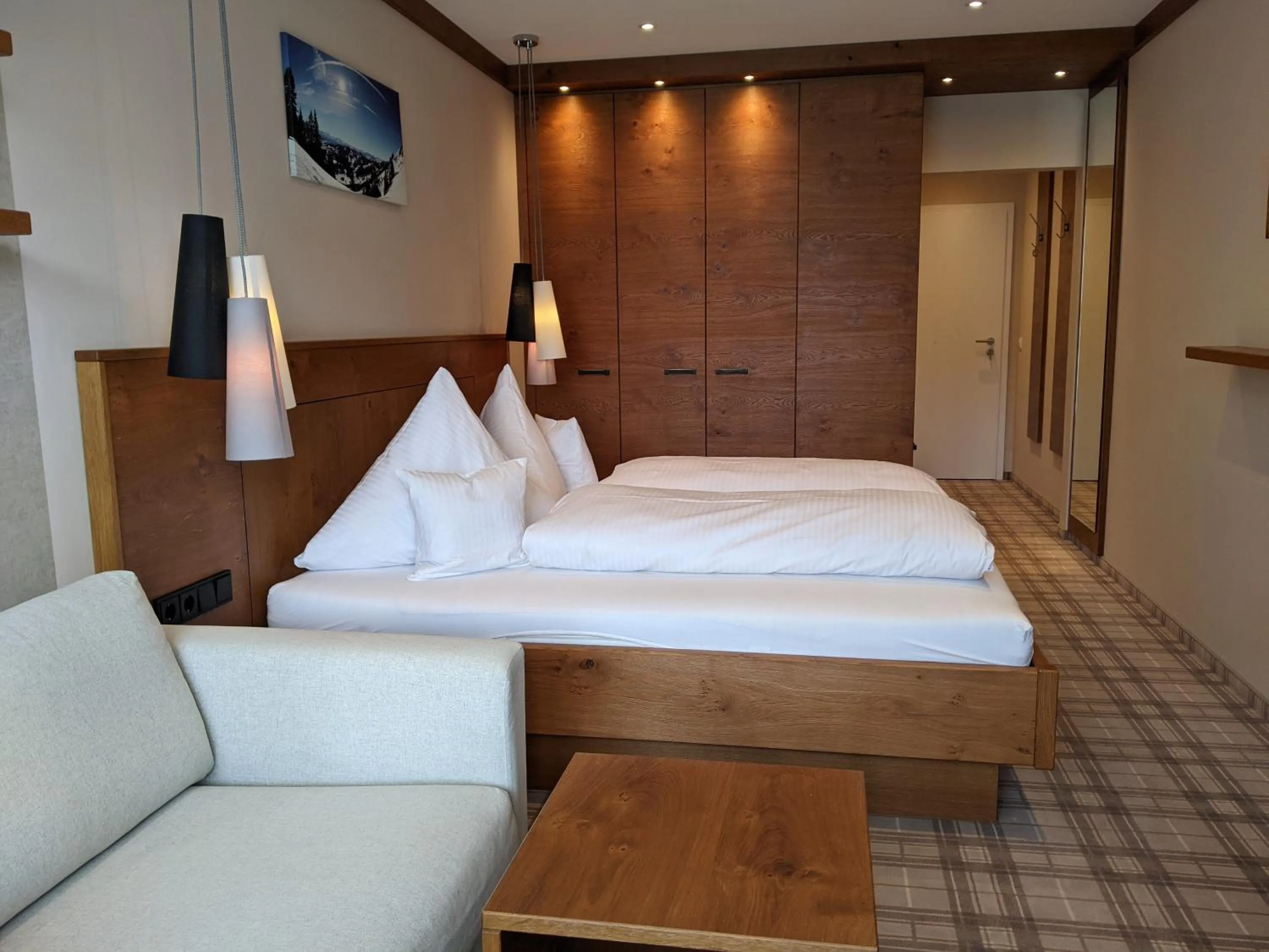 Bed in Hotel Germania