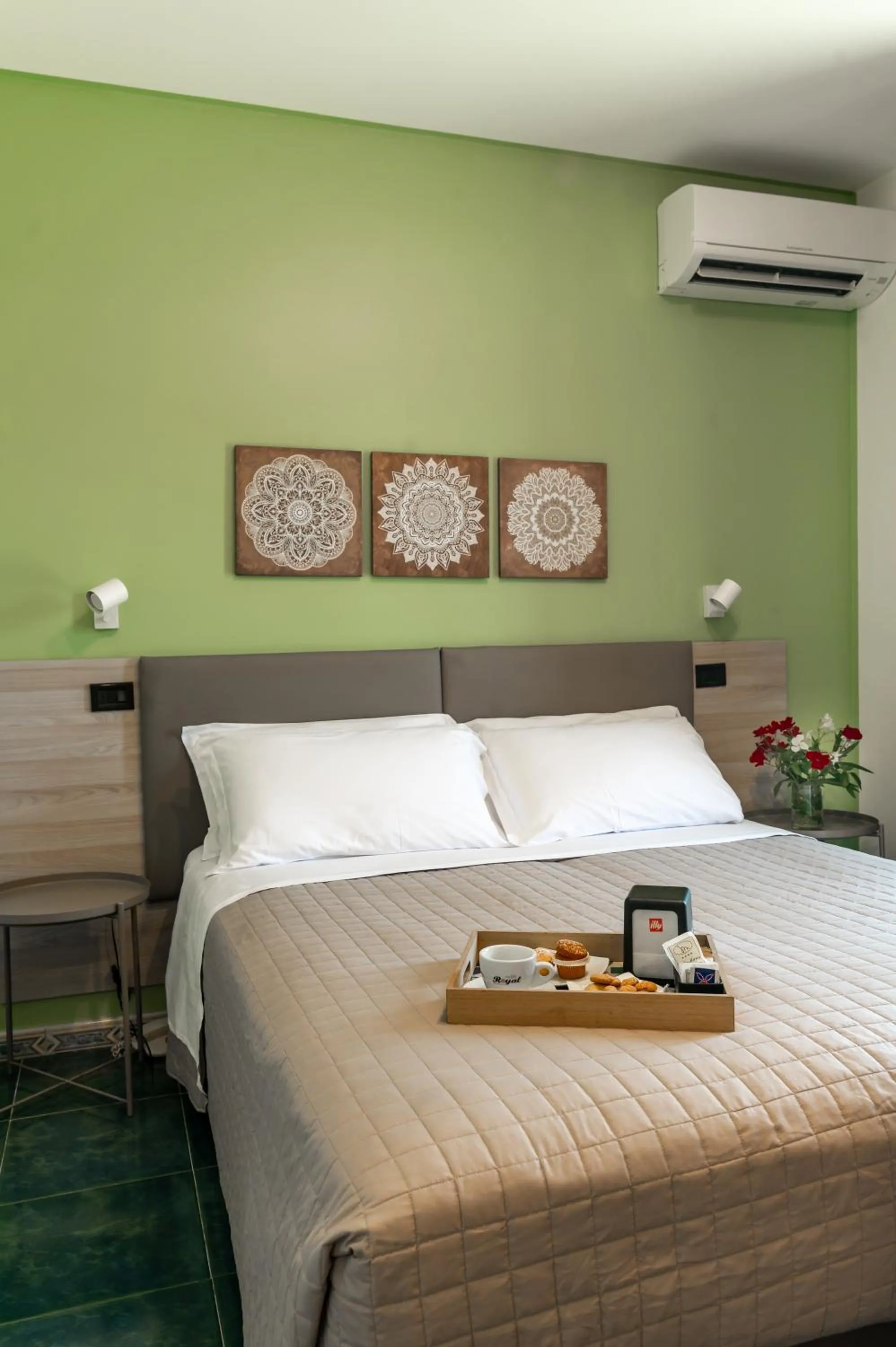 Bed in Hotel Villa Maria