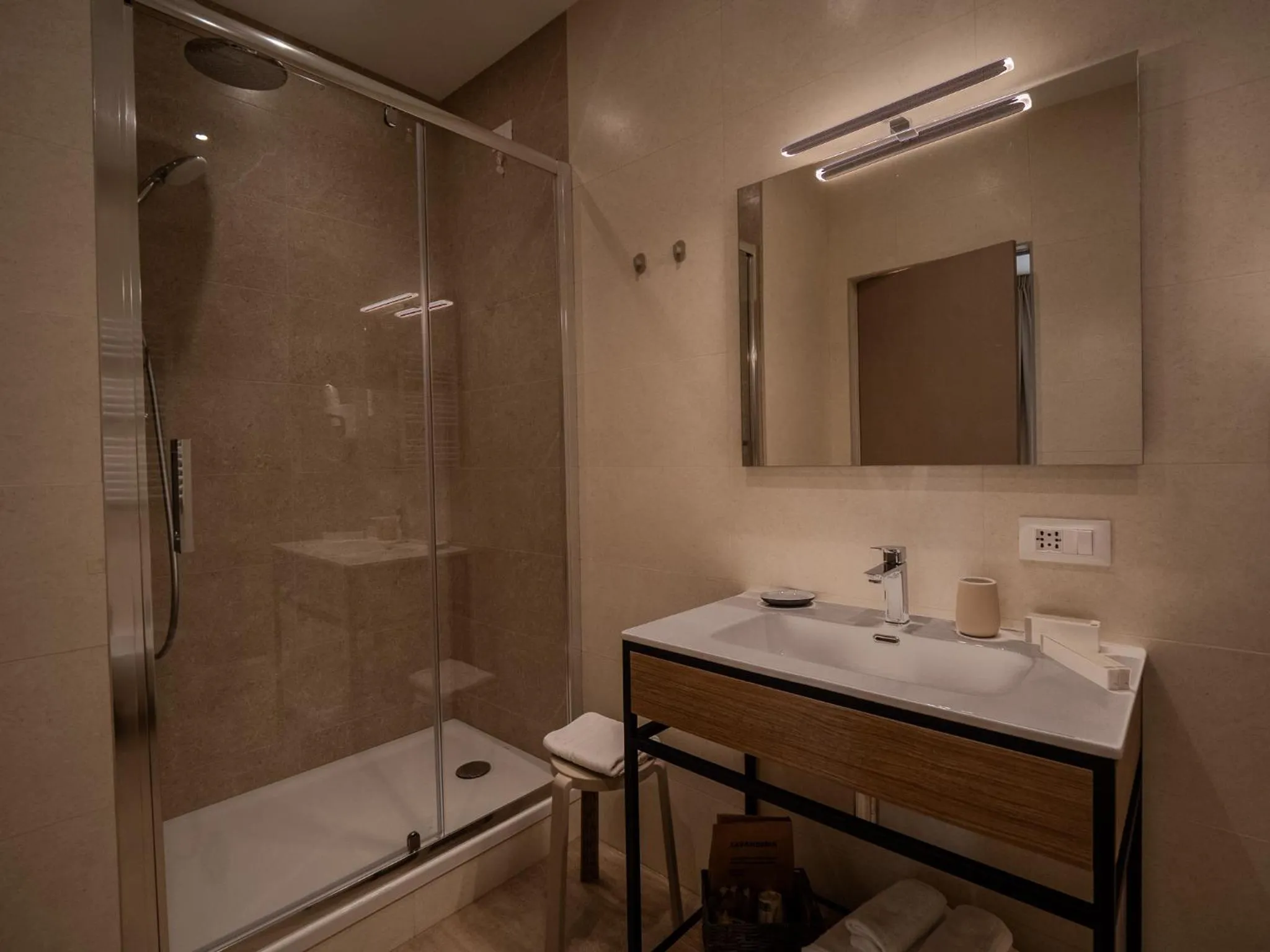 Shower in Hotel Villa Maria