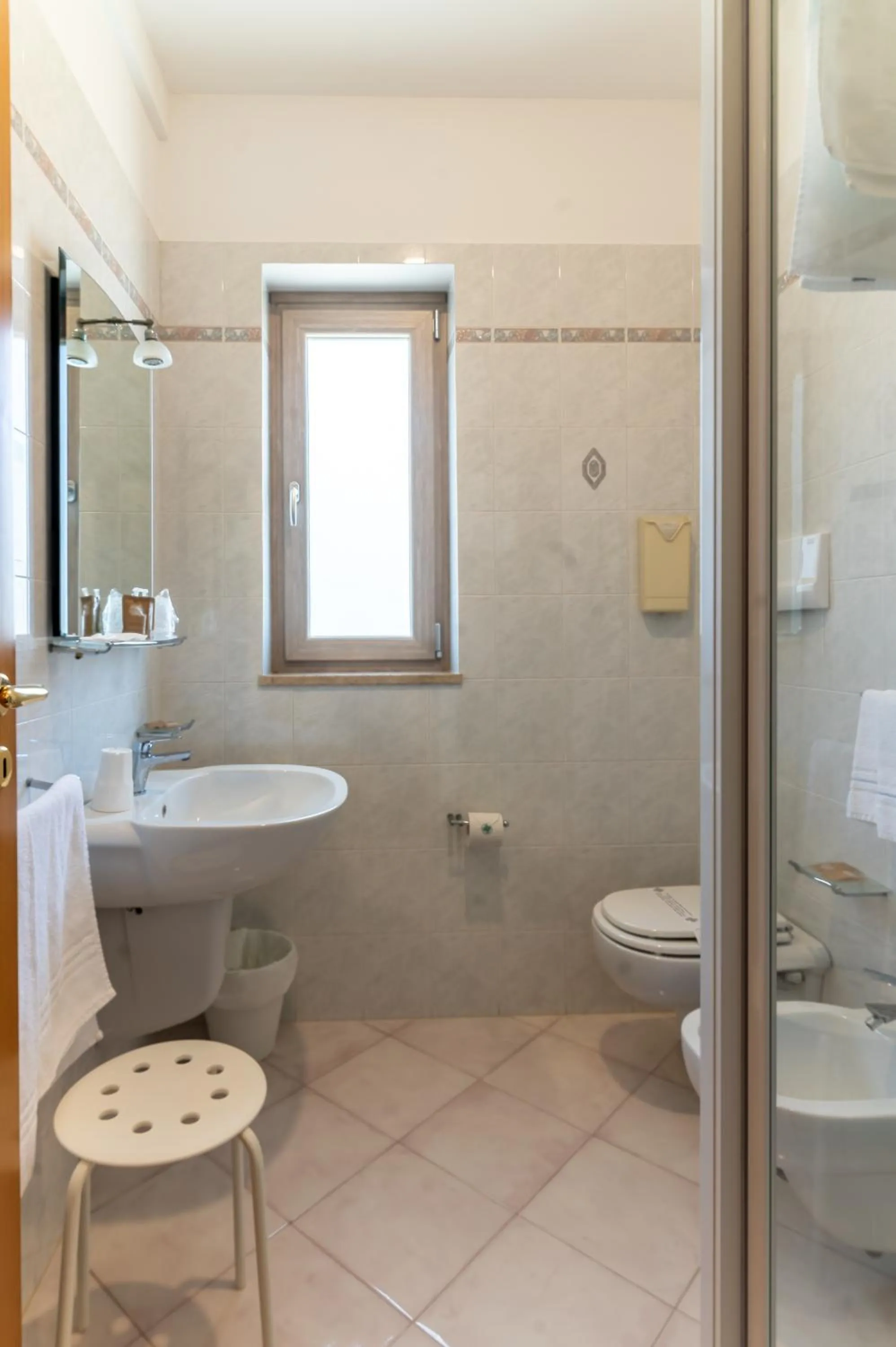 Shower in Hotel Villa Maria