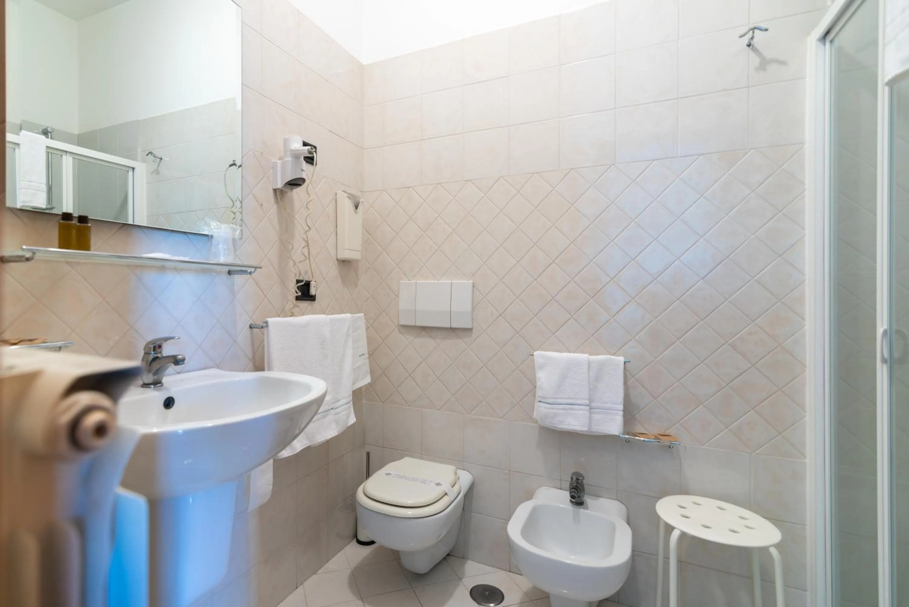 Shower in Hotel Villa Maria