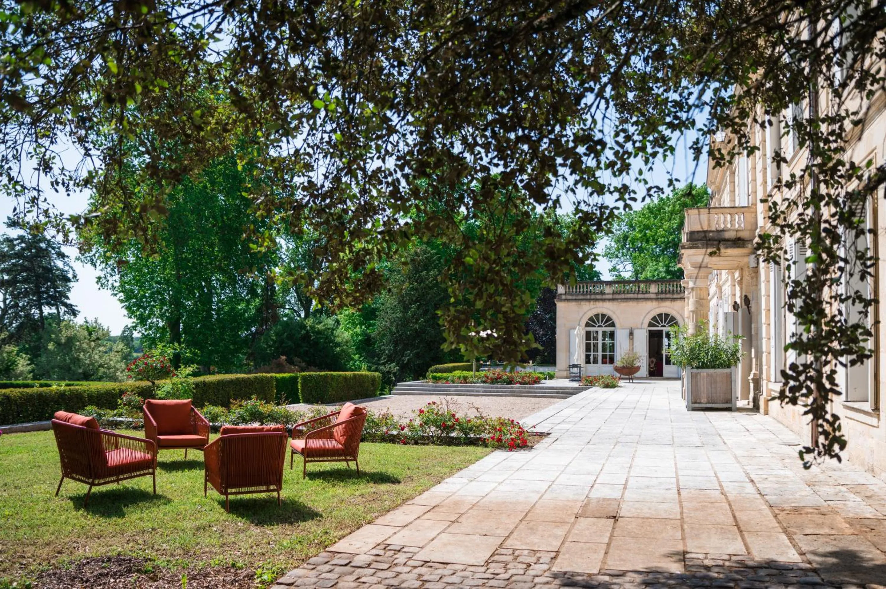 Property building in Chambre d'hôtes Château de Lussac