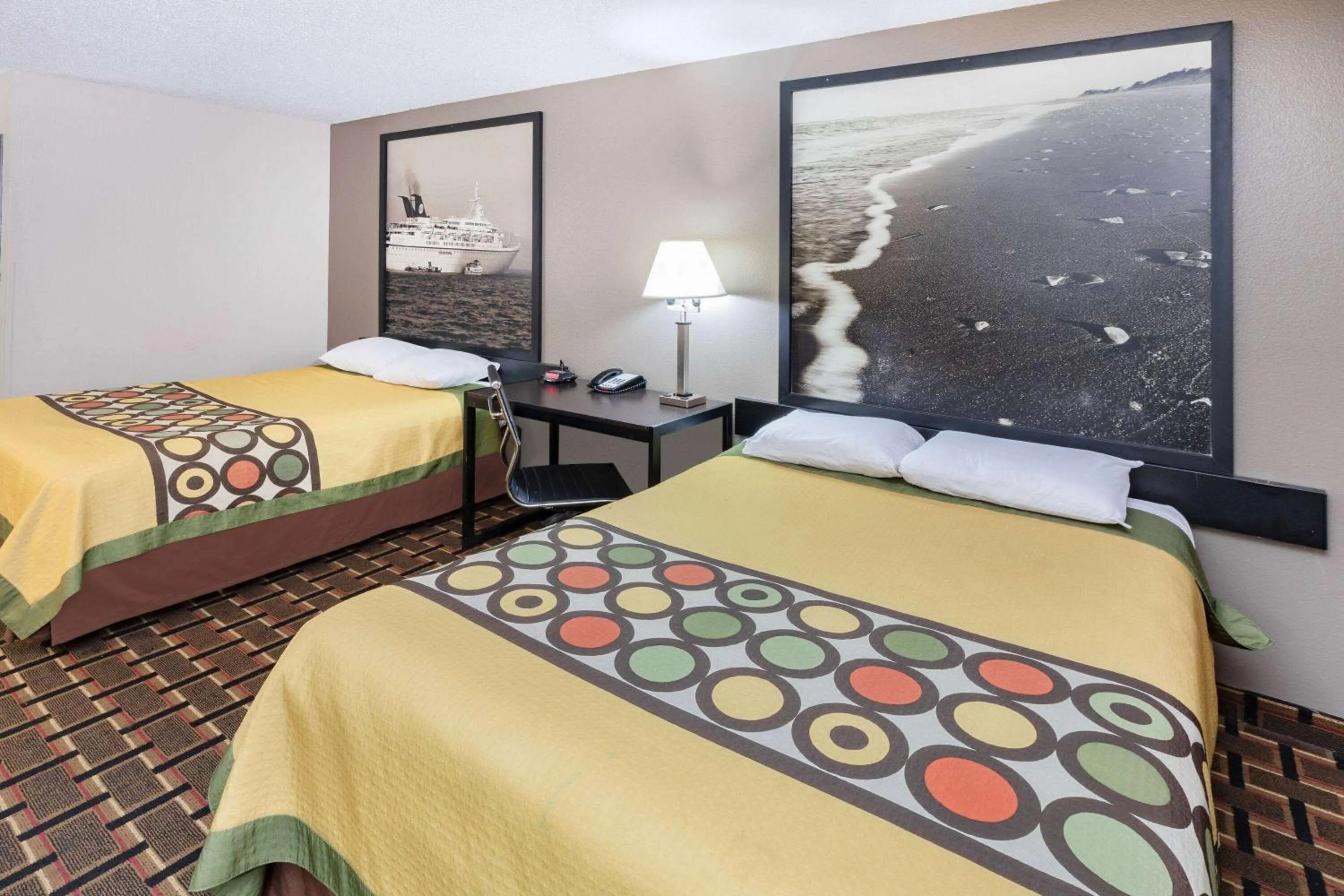 Photo of the whole room, Bed in Super 8 by Wyndham League City Kemah Area