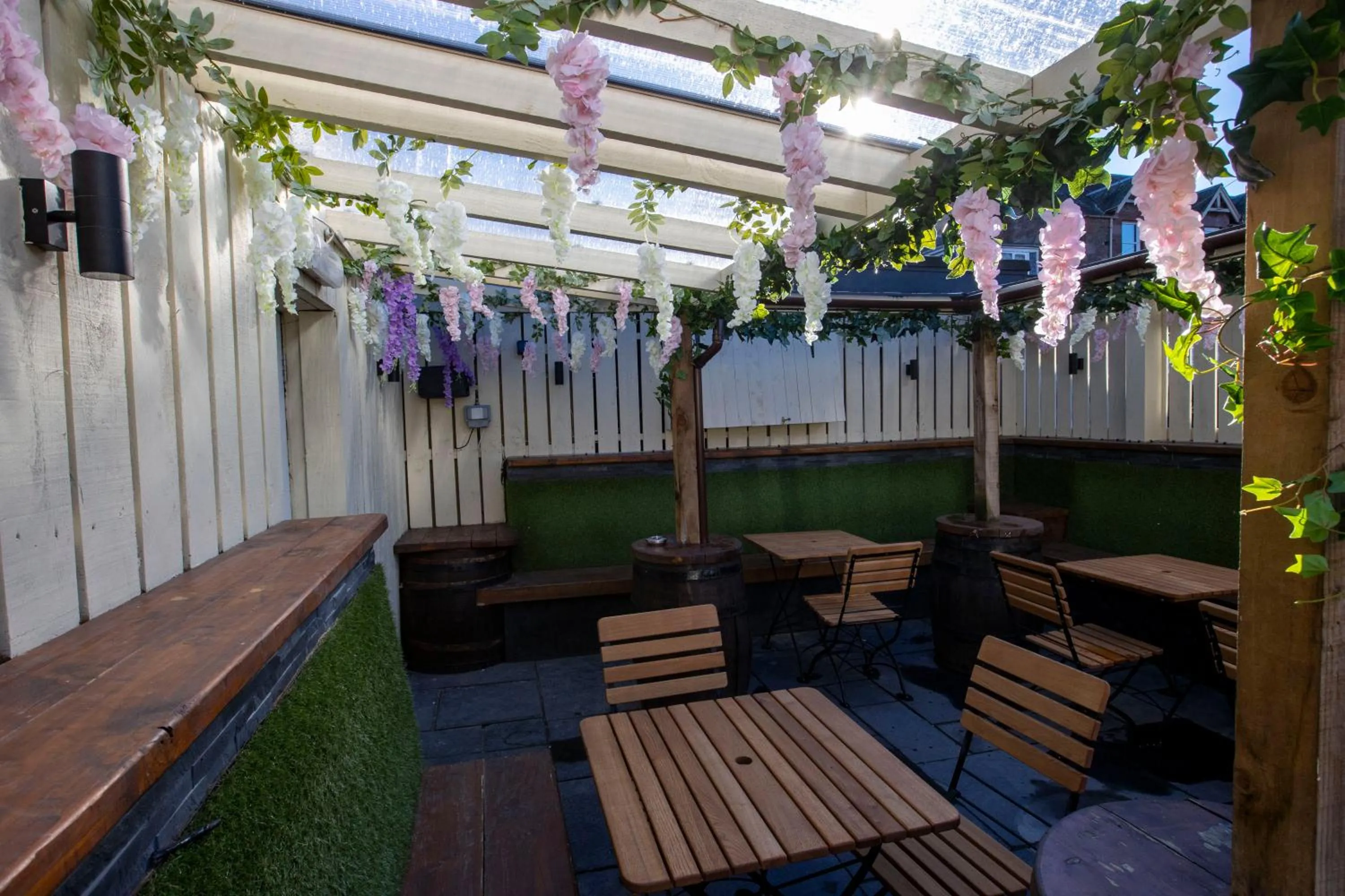 Seating area in The Waverley Hotel