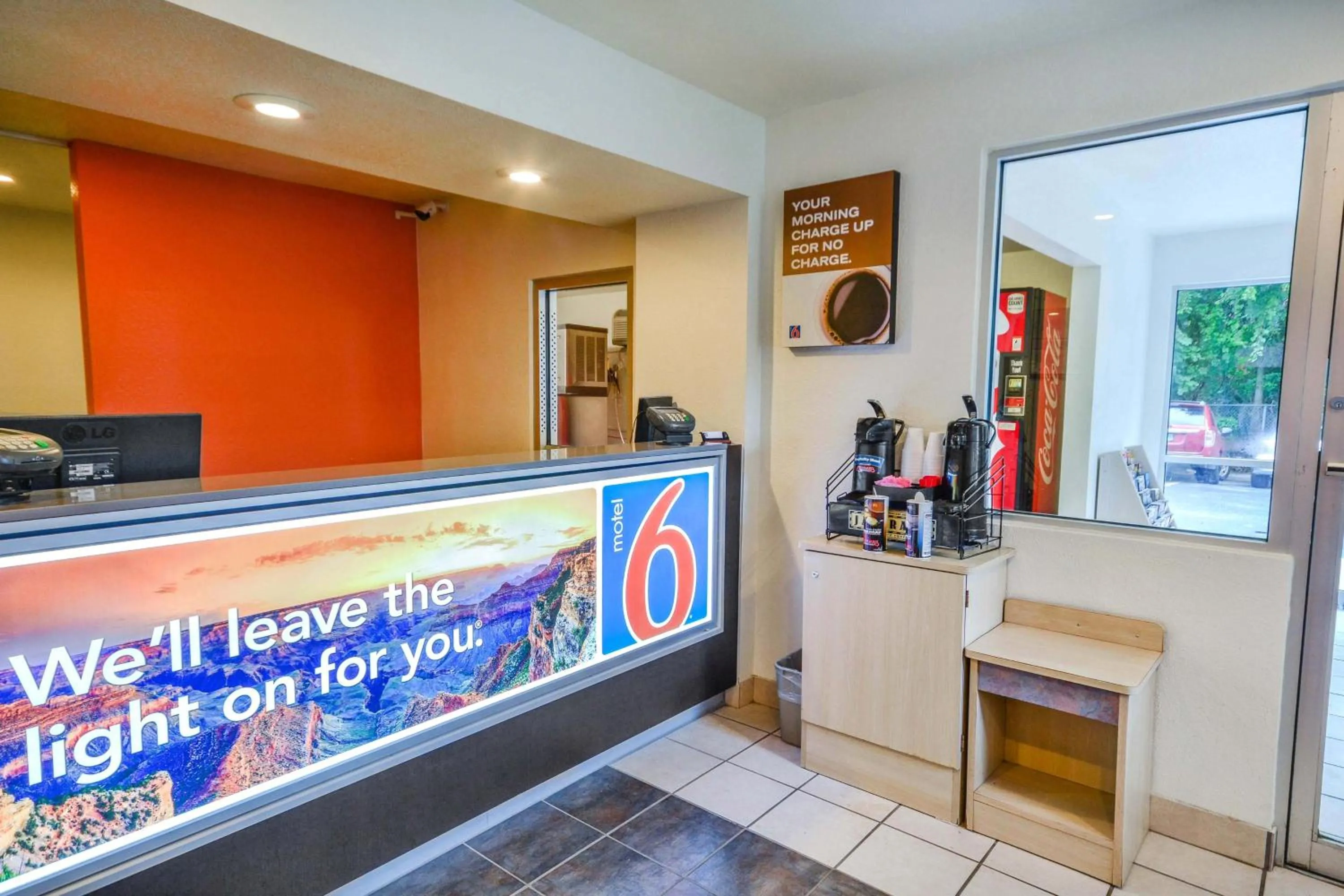 Lobby or reception in Motel 6-Huntsville, TX