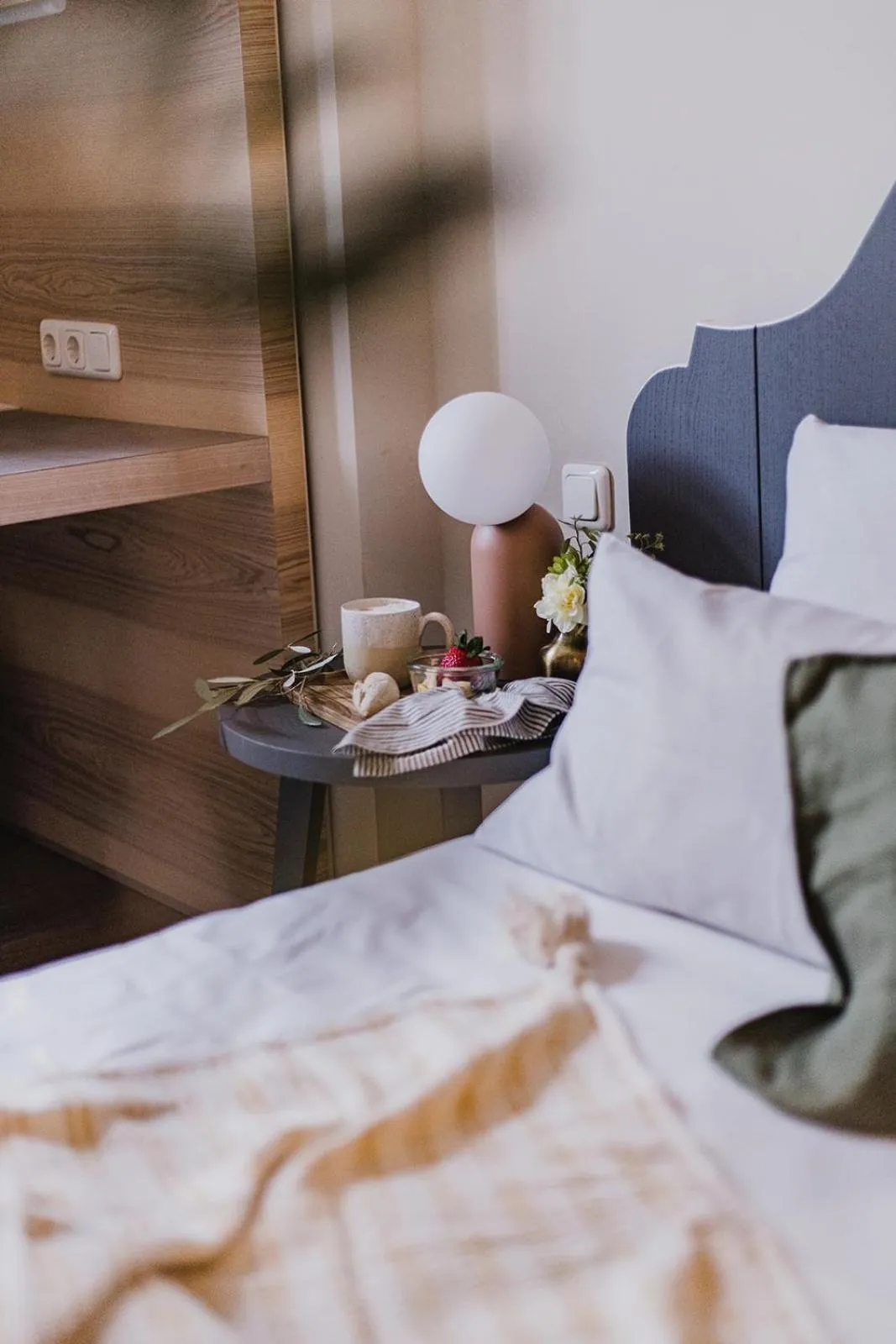 Decorative detail, Bed in Hotel Stadthaus