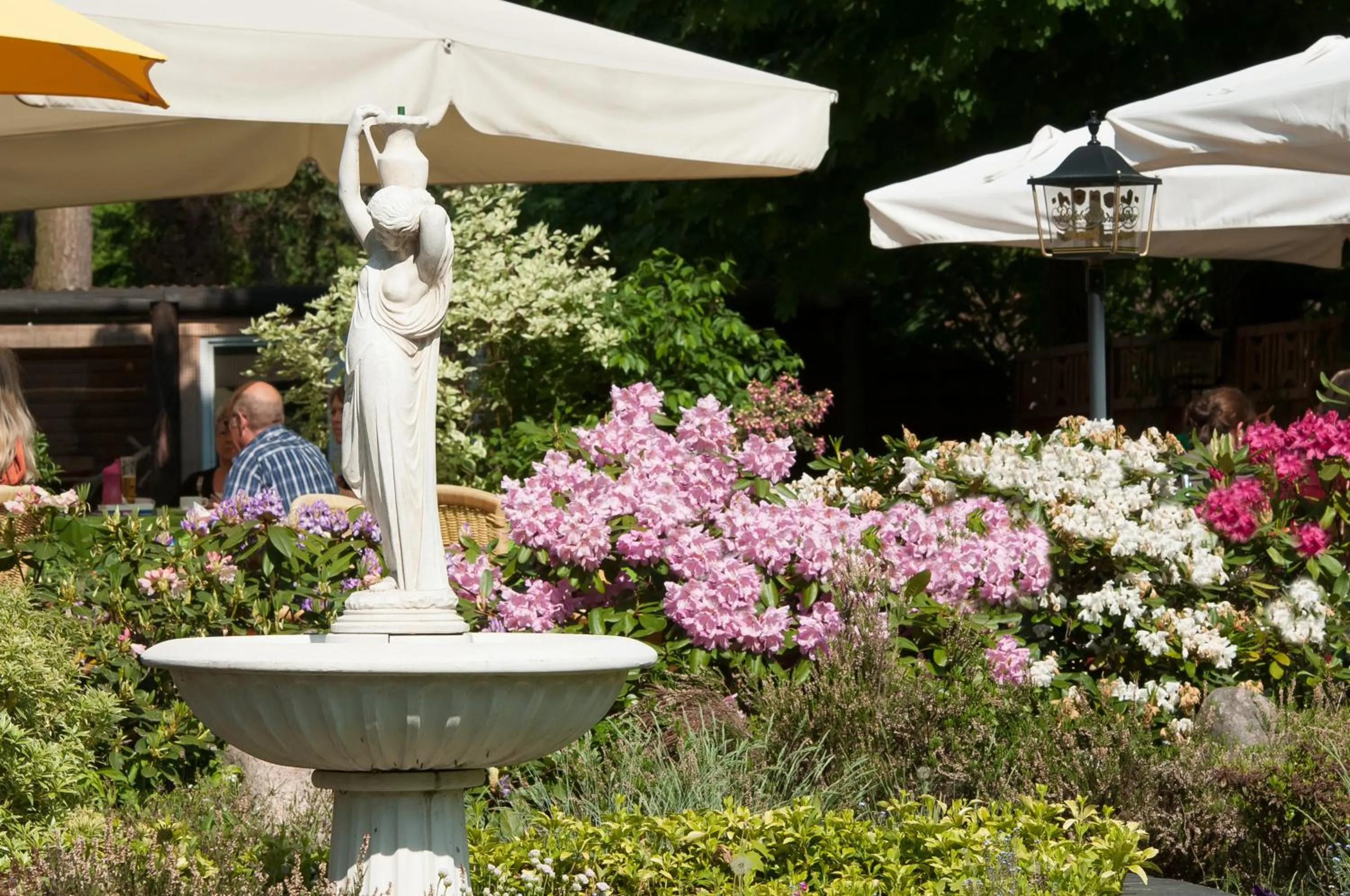 Garden view in Hotel "Am Werl"
