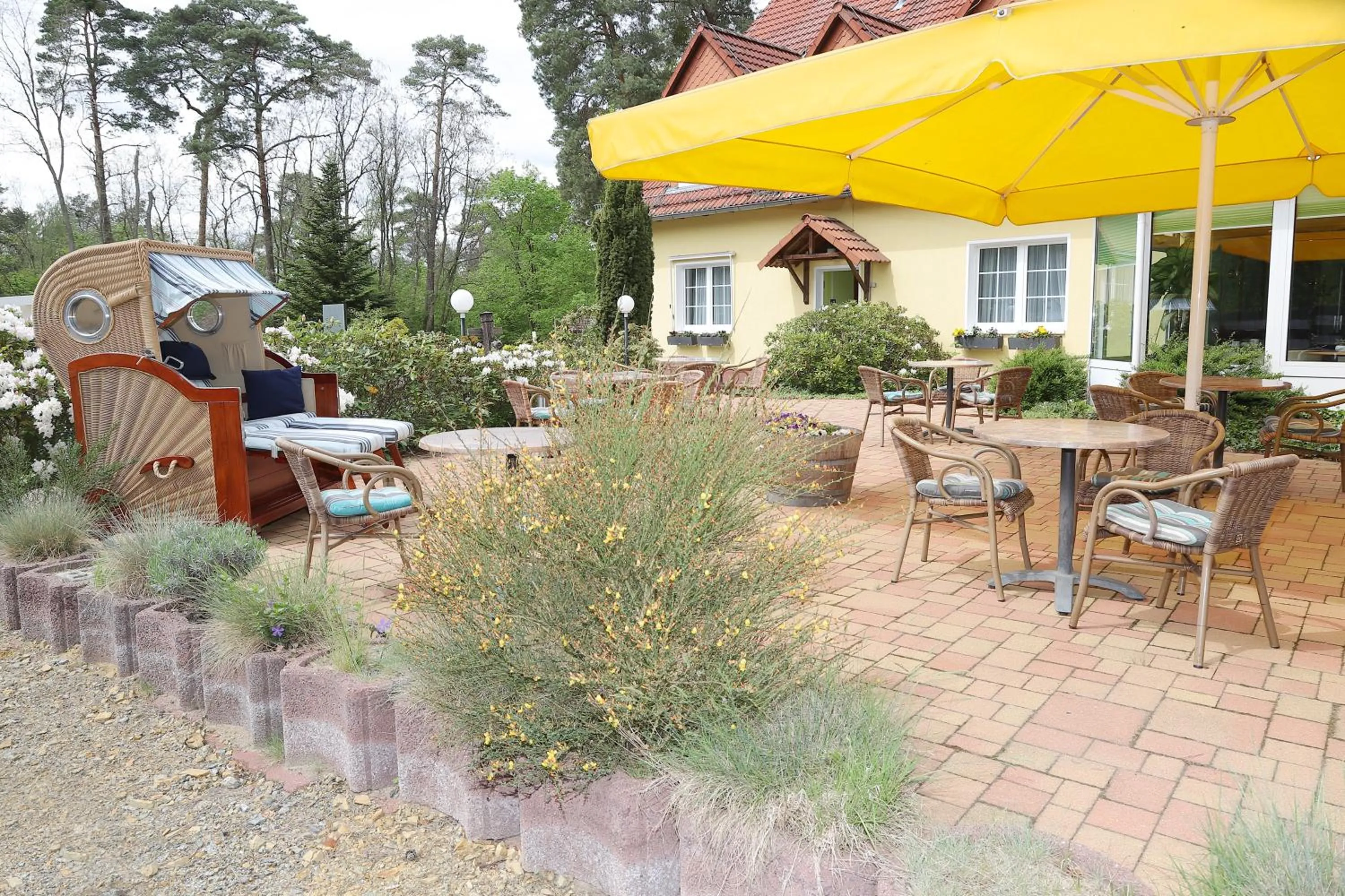 Balcony/Terrace in Hotel "Am Werl"