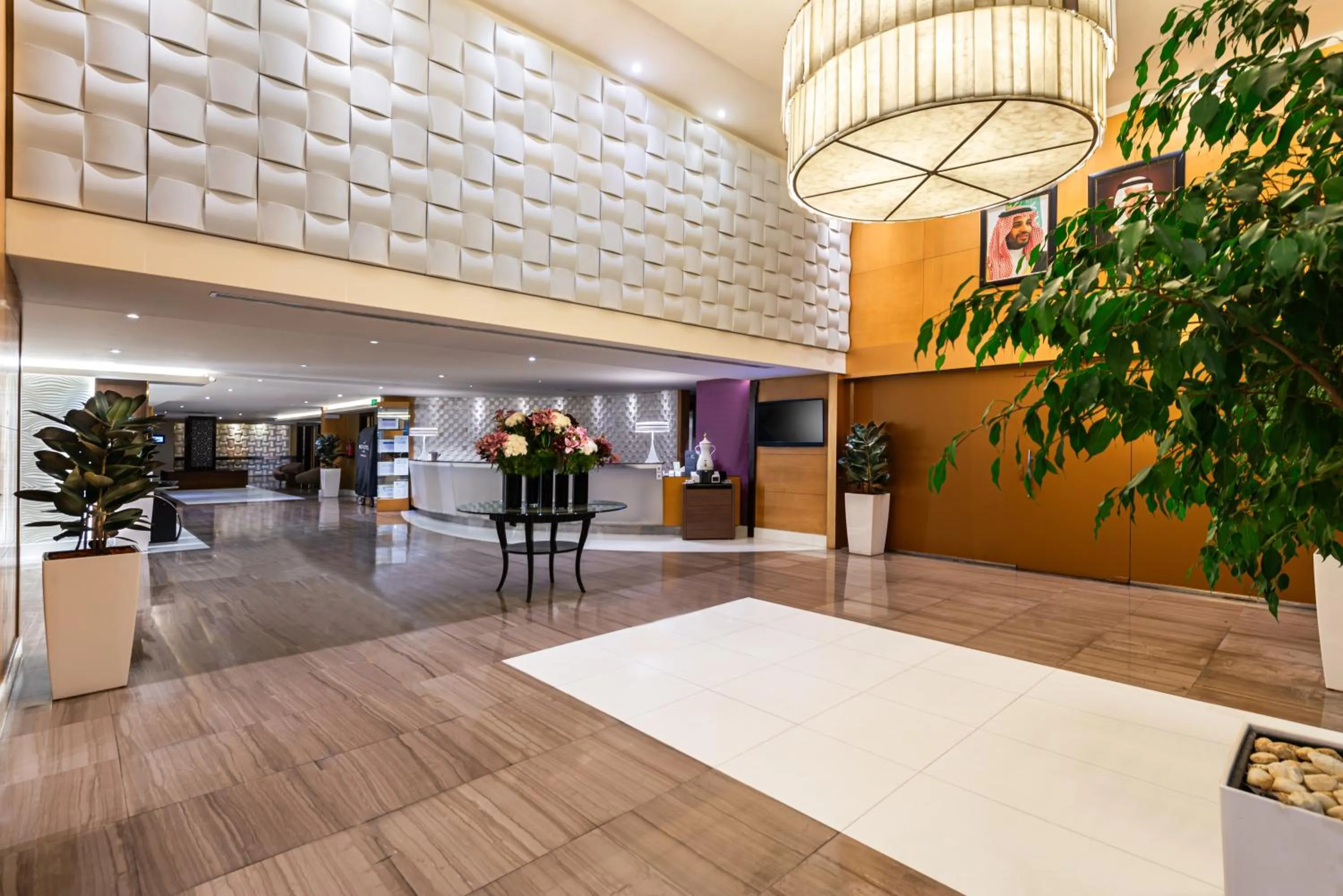 Lobby or reception in Novotel Suites Riyadh Olaya