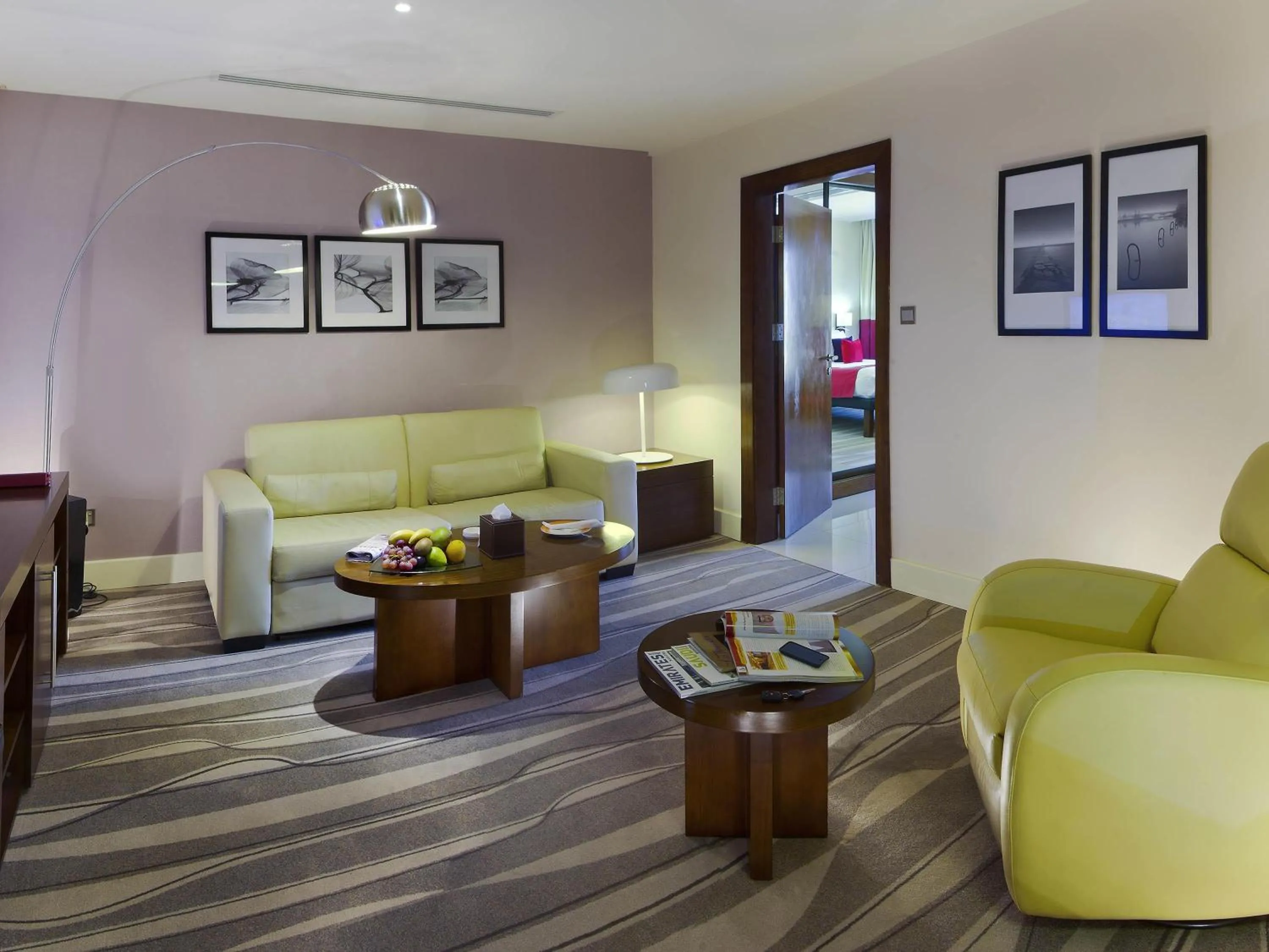 Bedroom in Novotel Suites Riyadh Olaya