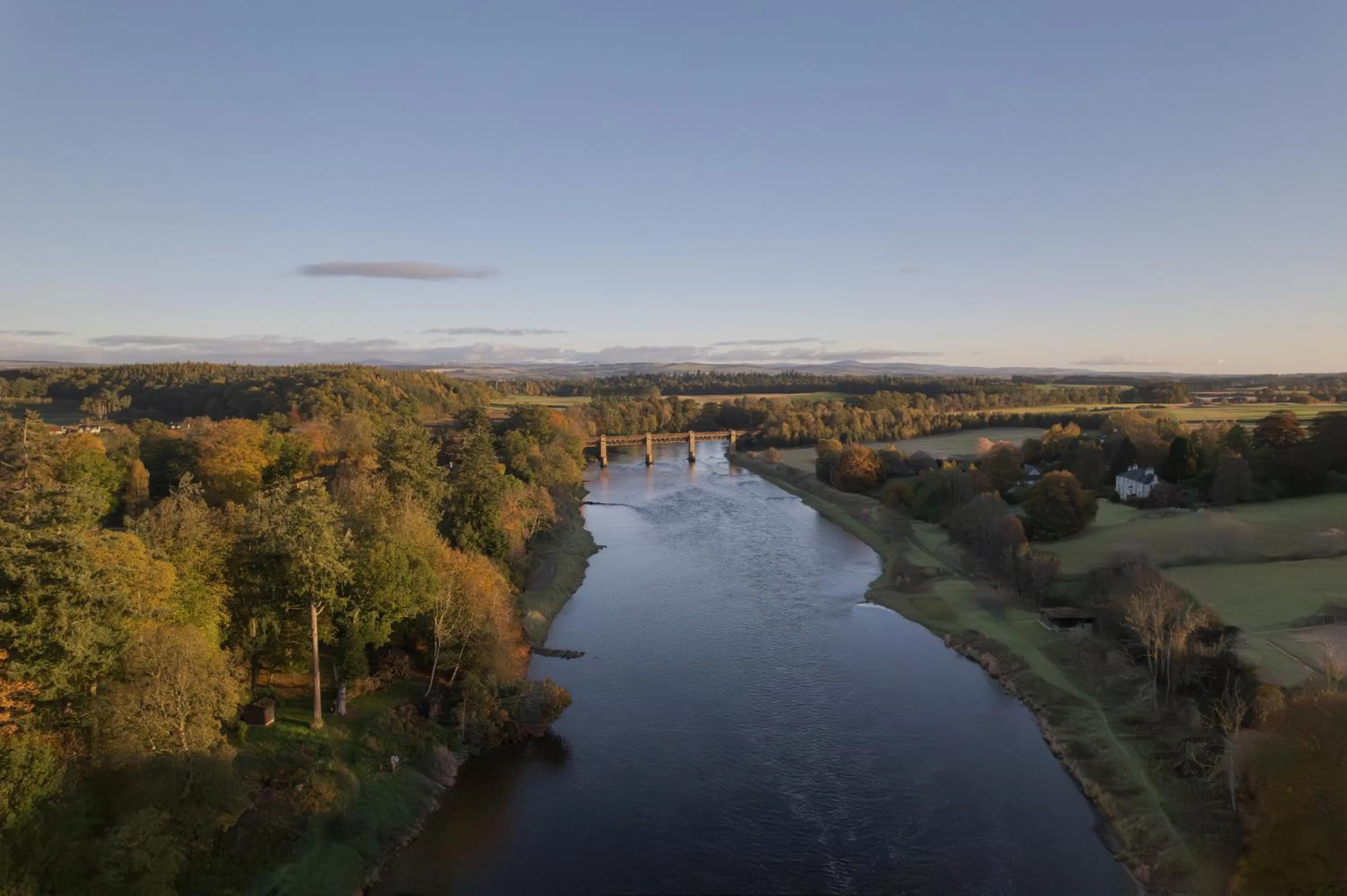 River view in Ballathie House Hotel