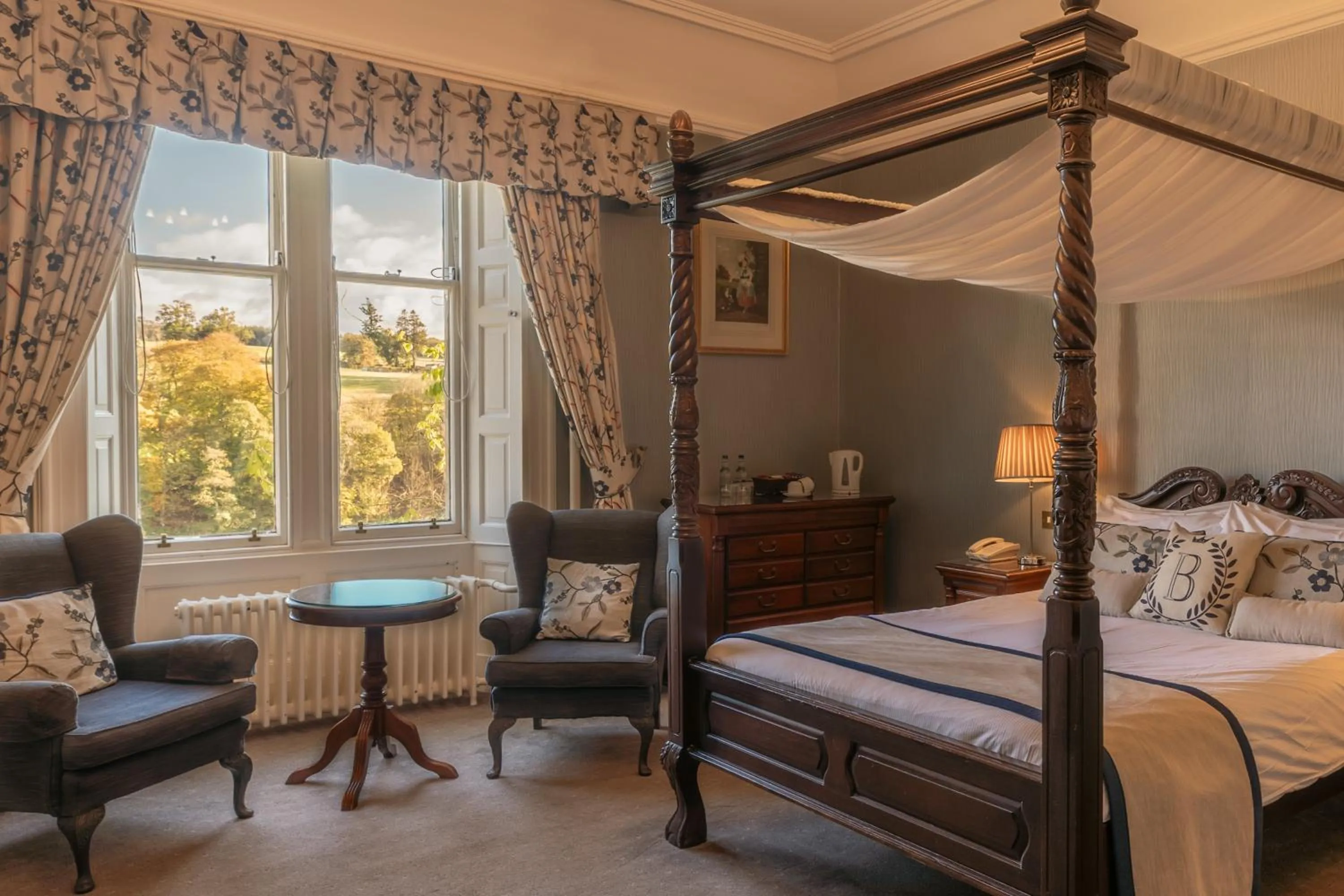Bedroom, Bed in Ballathie House Hotel