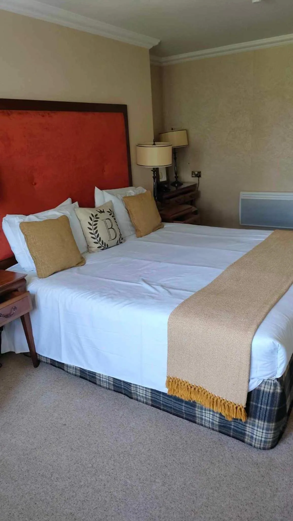 Bed in Ballathie House Hotel