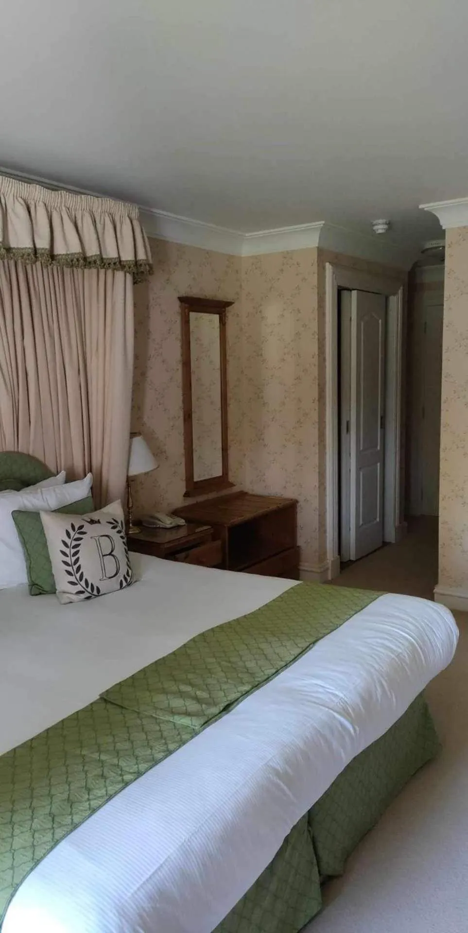 Bed in Ballathie House Hotel