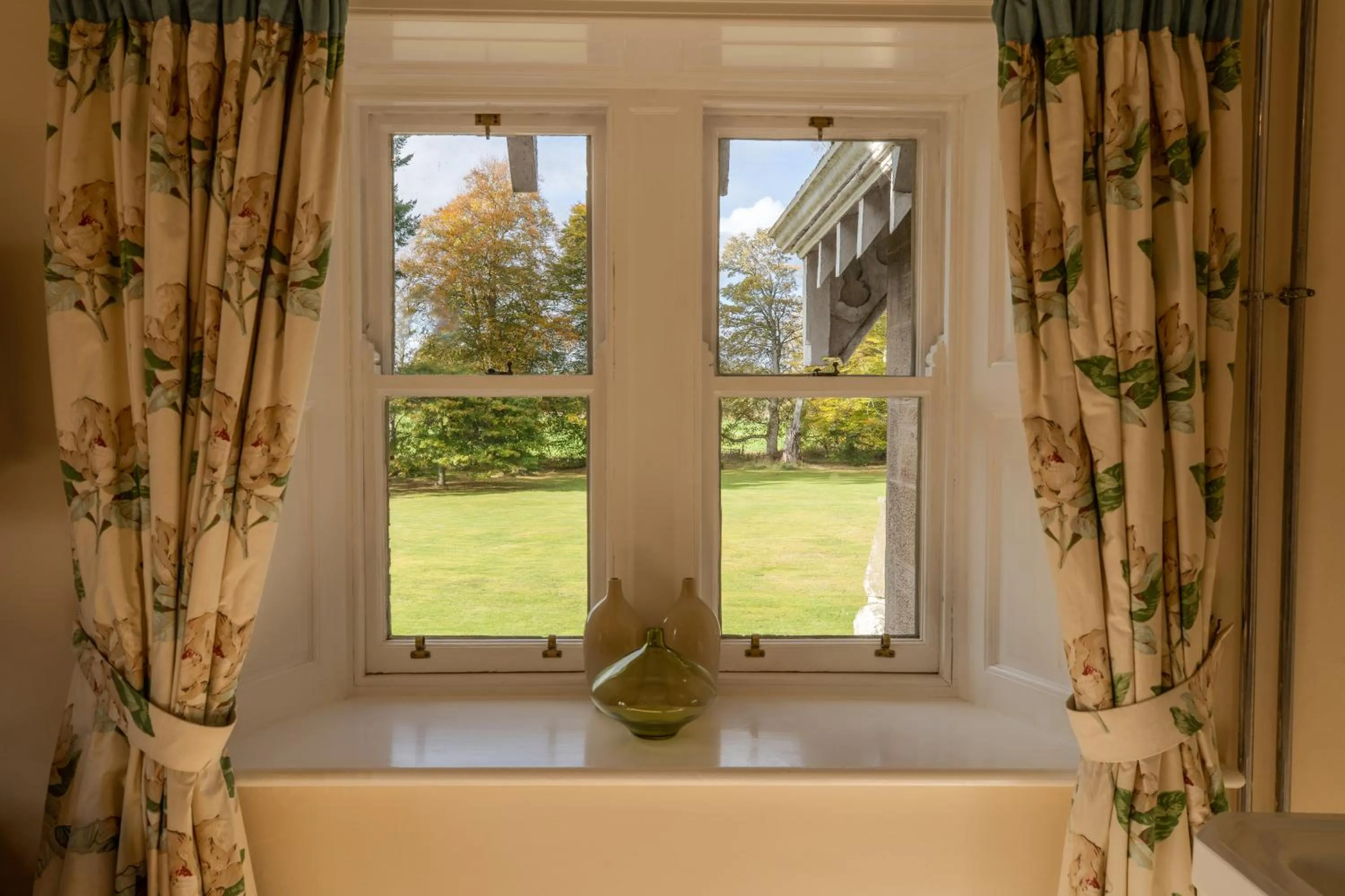 Garden view in Ballathie House Hotel