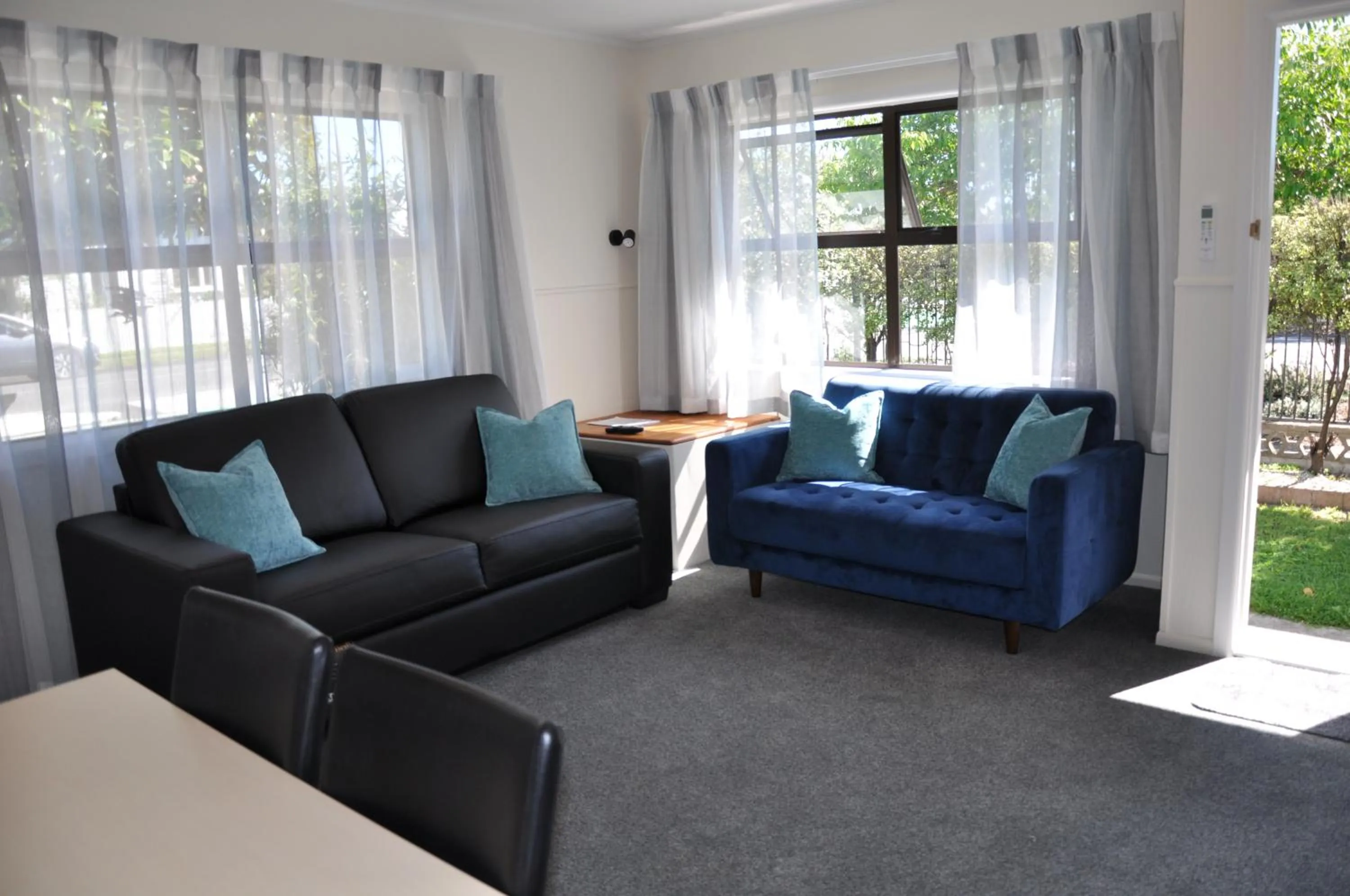 Seating area in Balmoral Motel