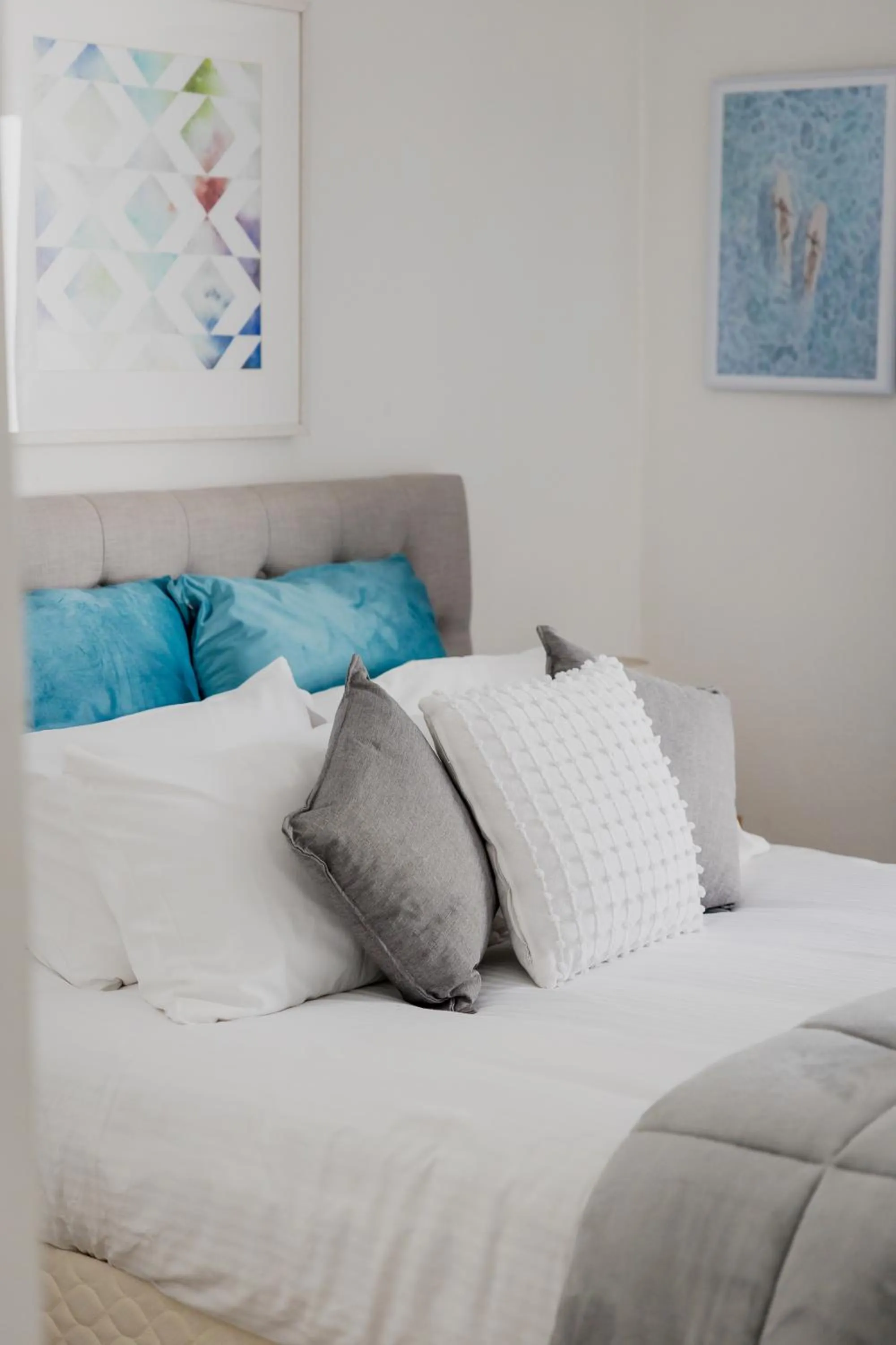 Bed in Noosa Keys Apartments