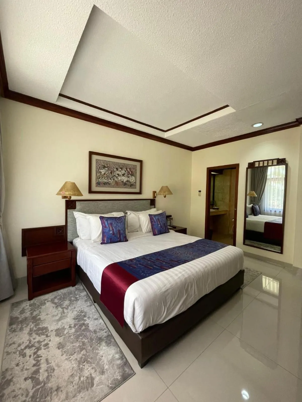 Bed in Kusuma Sahid Prince Hotel Solo