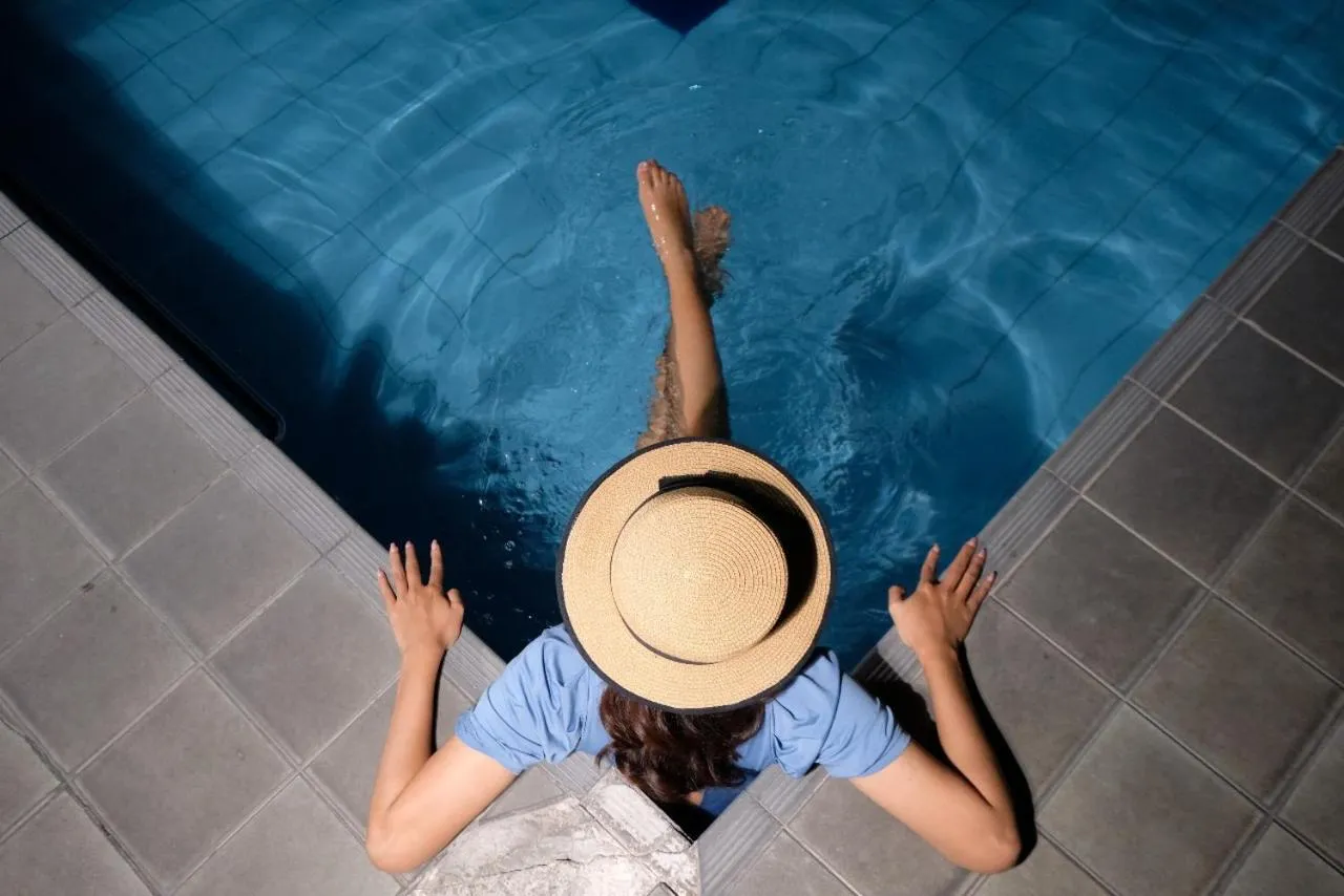 Swimming pool in Kusuma Sahid Prince Hotel Solo