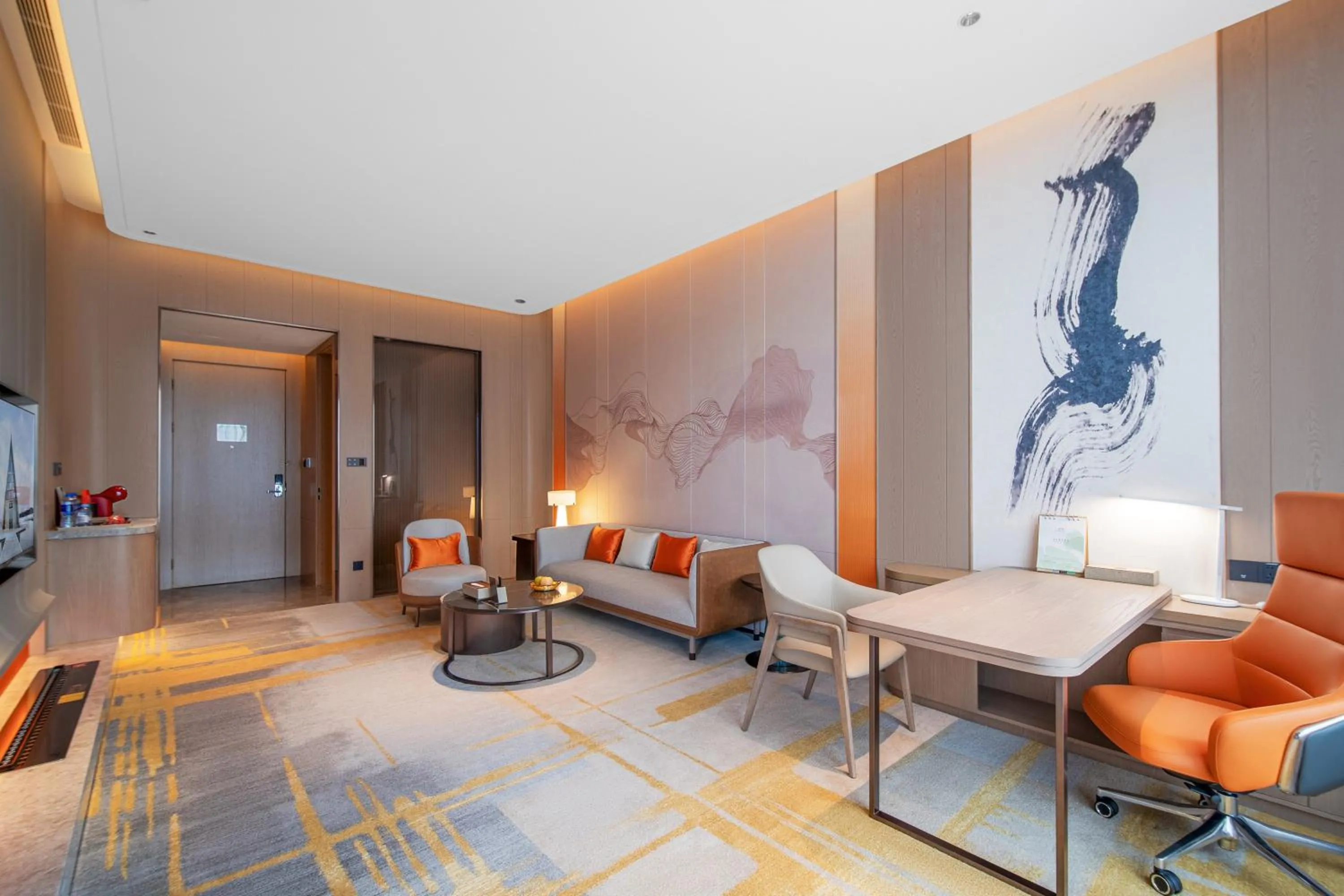 Living room in Suzhou Tongli Lake View Hotel